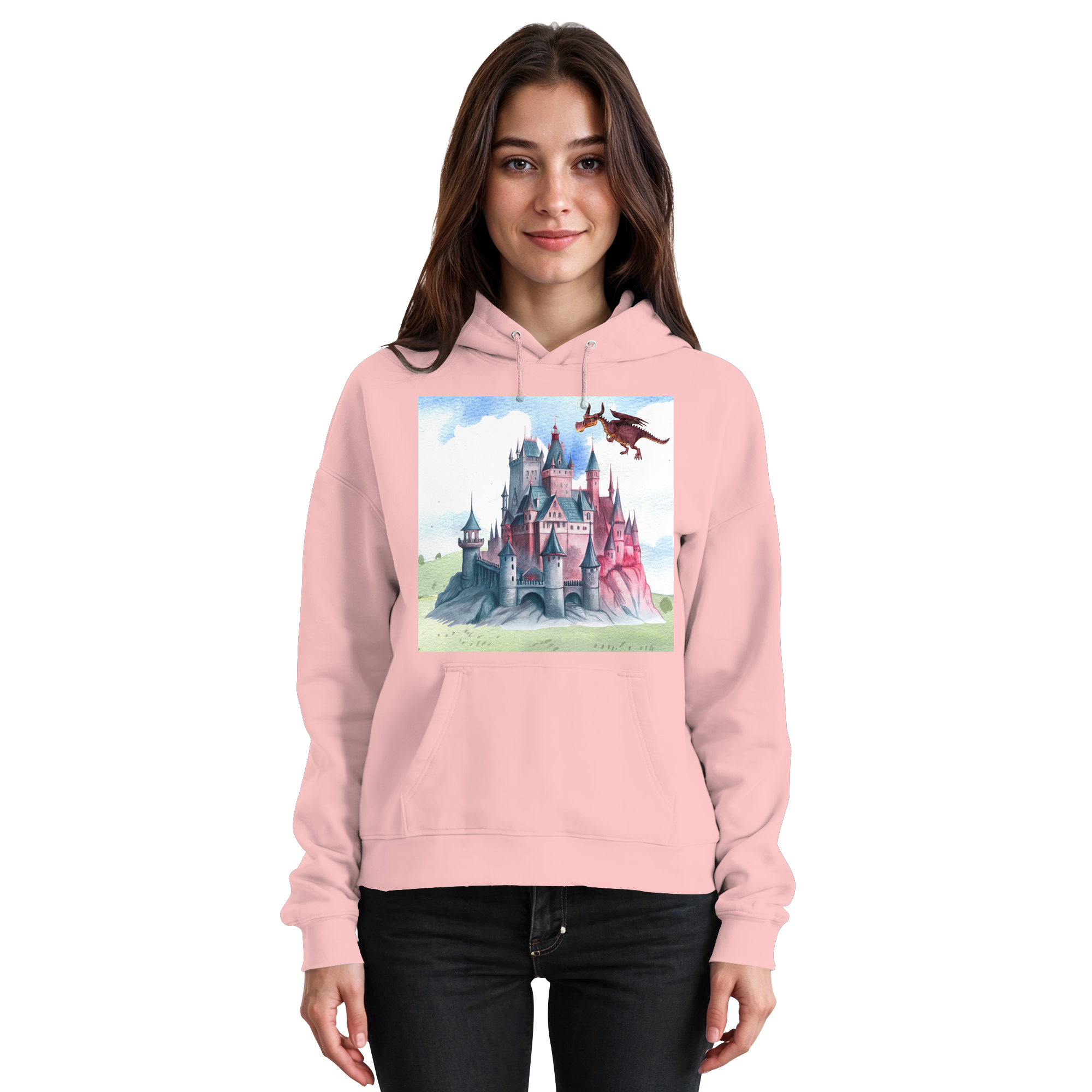 Das Schloss der Drachen - Basic Unisex Hoodie