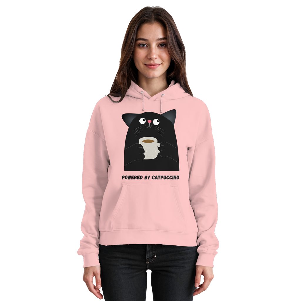 Powered by Catpuccino - Basic Unisex Hoodie