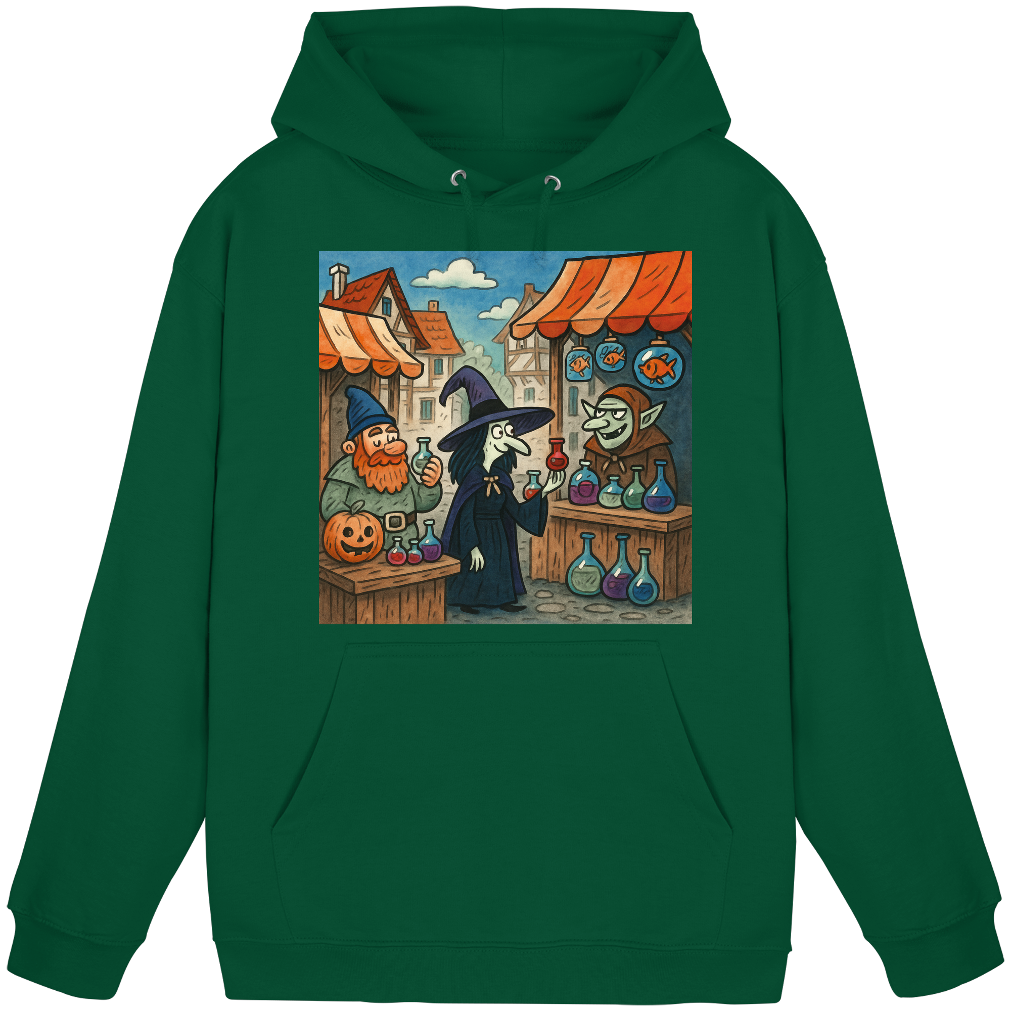 Niedlicher Hexenmarkt - Basic Unisex Hoodie