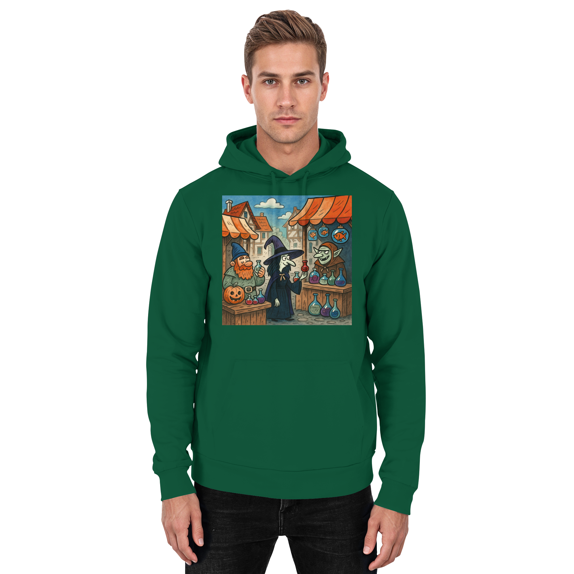 Niedlicher Hexenmarkt - Basic Unisex Hoodie