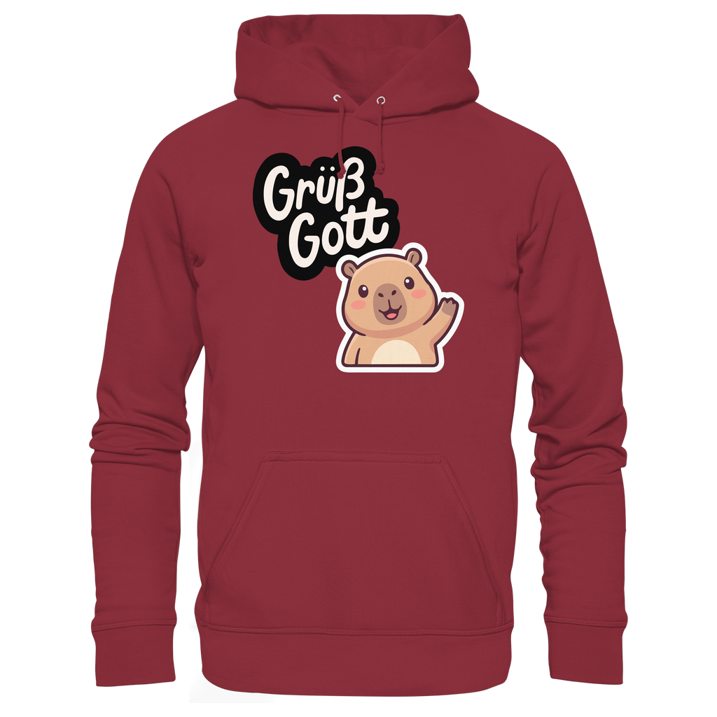 Grüß Gott Capybara | - Basic Unisex Hoodie