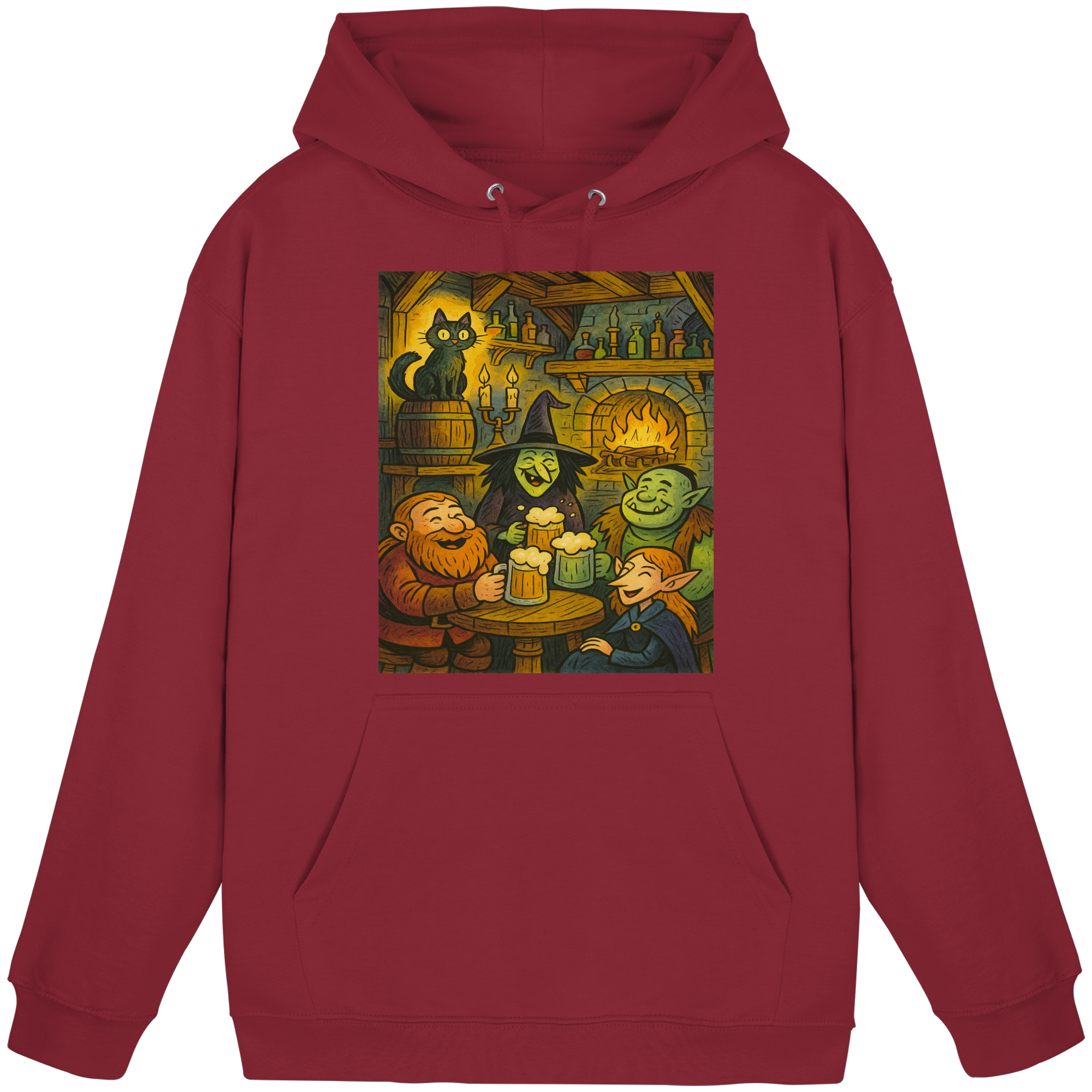 Ein Platz am Kamin - Basic Unisex Hoodie