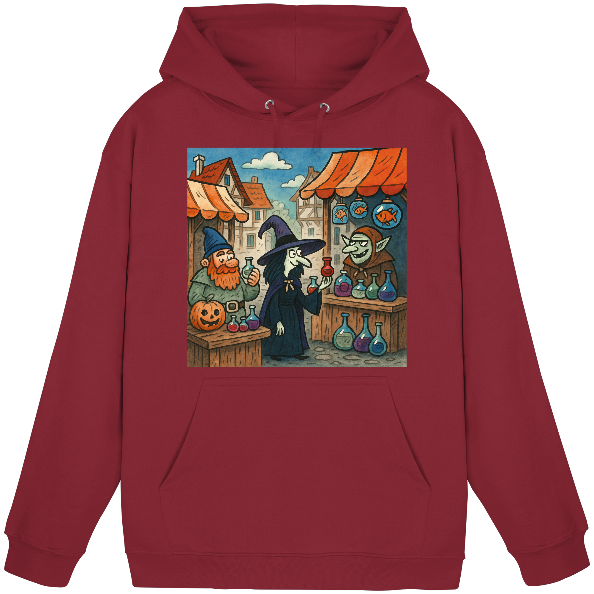 Niedlicher Hexenmarkt - Basic Unisex Hoodie