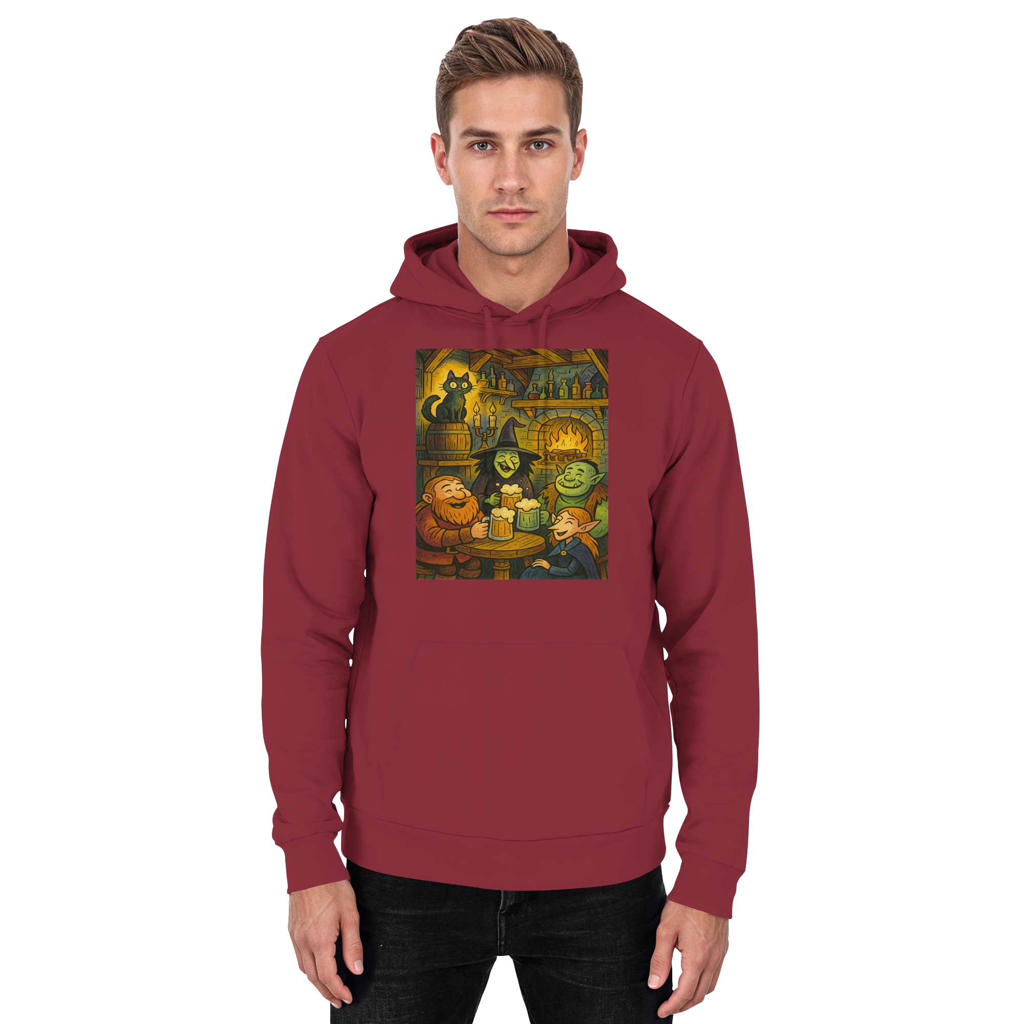 Ein Platz am Kamin - Basic Unisex Hoodie