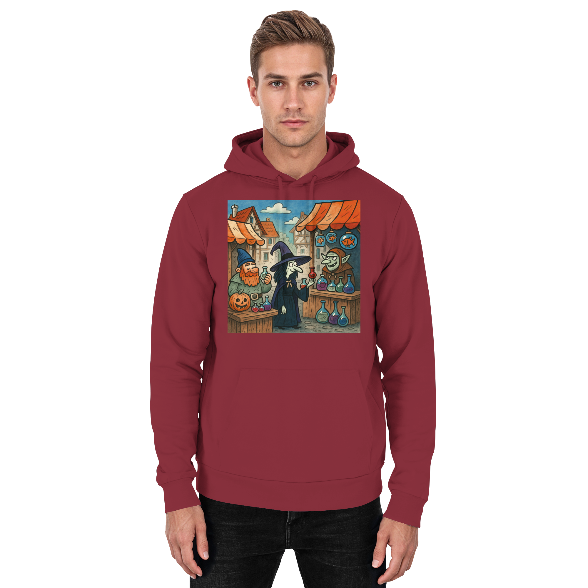 Niedlicher Hexenmarkt - Basic Unisex Hoodie