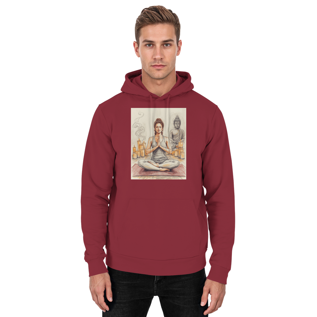 Breathe. Balance. Be. - Basic Unisex Hoodie