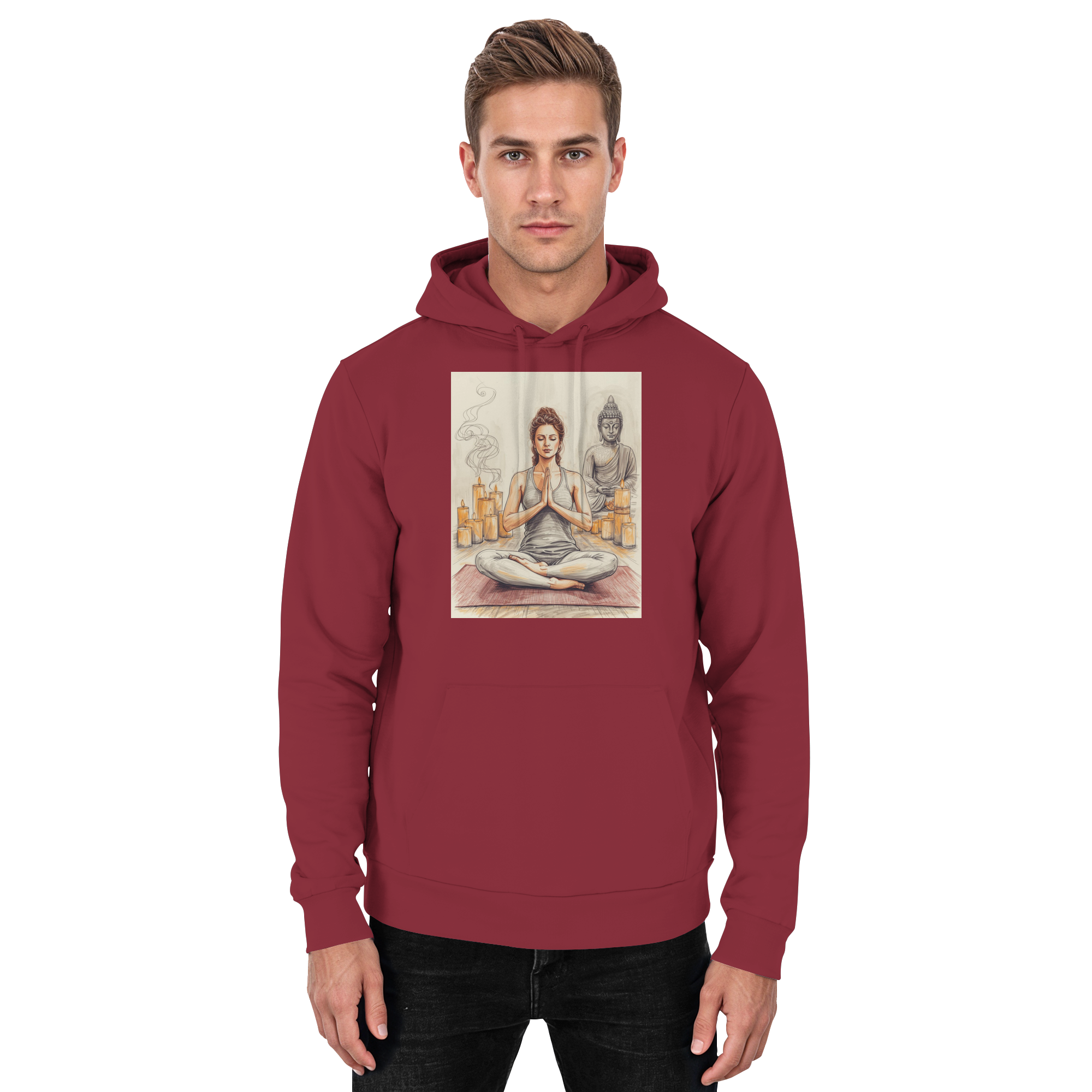 Breathe. Balance. Be. - Basic Unisex Hoodie