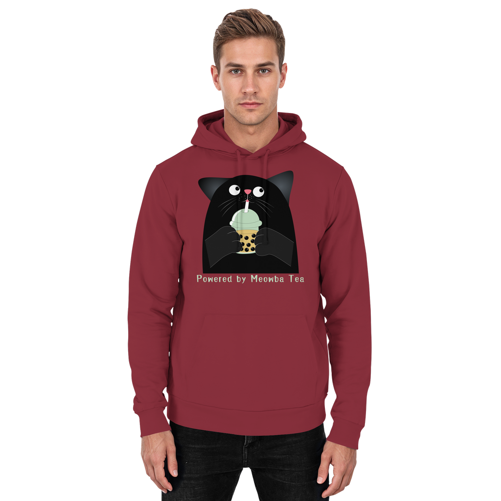Powered by Meowba Tea - Basic Unisex Hoodie