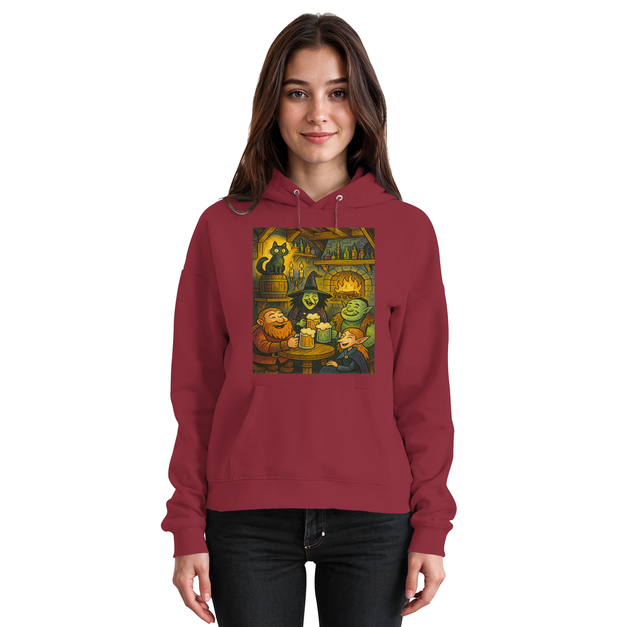 Ein Platz am Kamin - Basic Unisex Hoodie