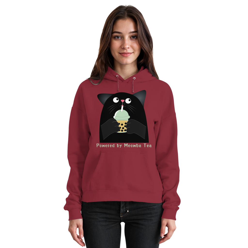 Powered by Meowba Tea - Basic Unisex Hoodie