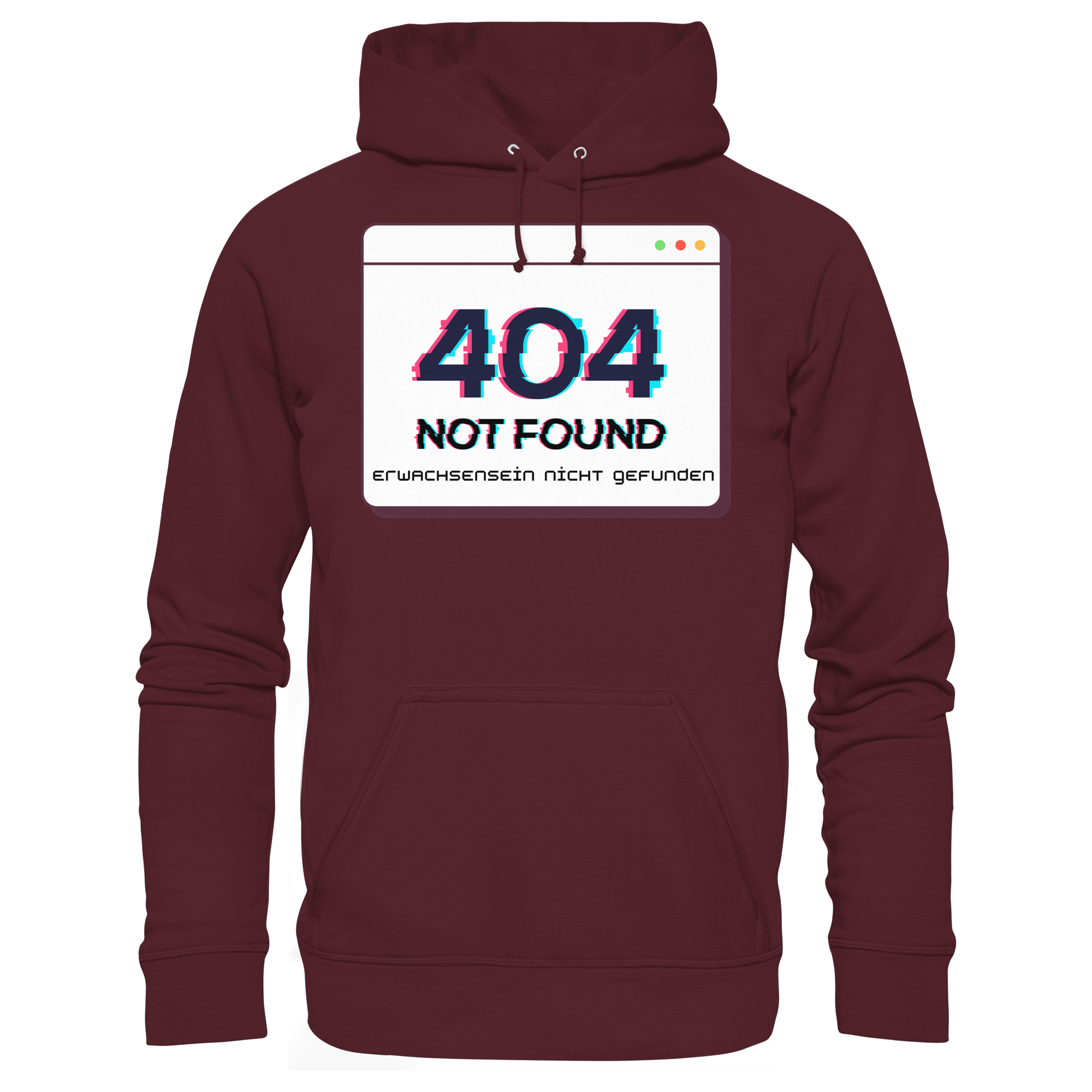404 Not Found – Erwachsensein nicht gefunden - Basic Unisex Hoodie