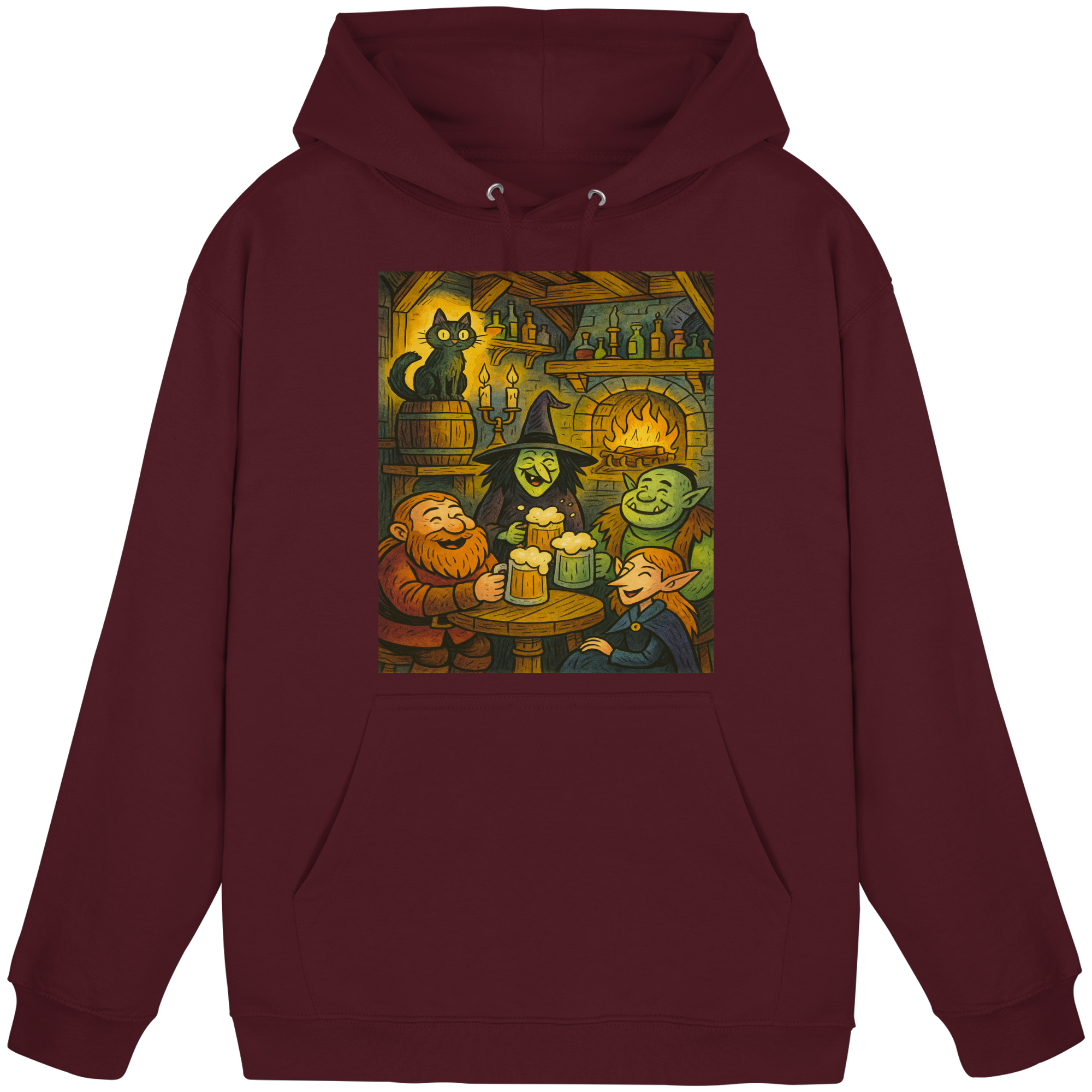 Ein Platz am Kamin - Basic Unisex Hoodie