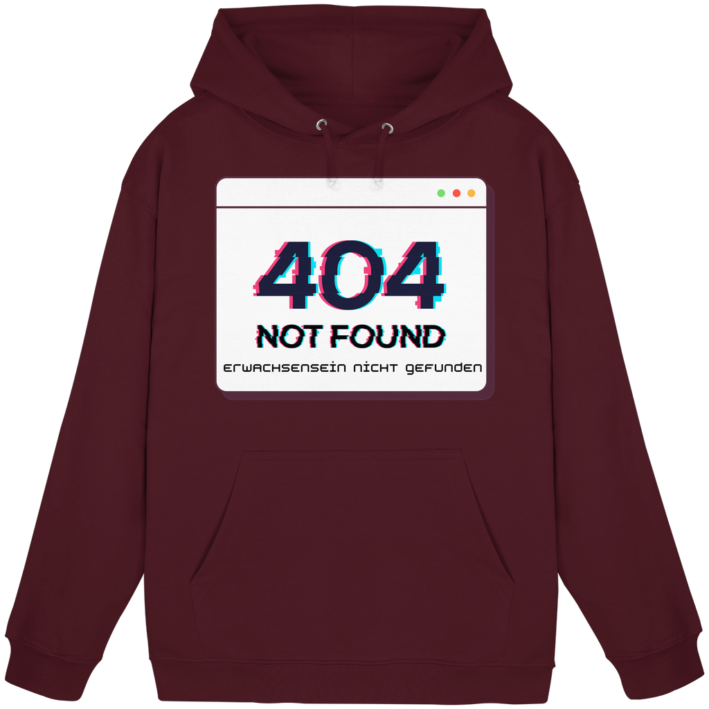404 Not Found – Erwachsensein nicht gefunden - Basic Unisex Hoodie