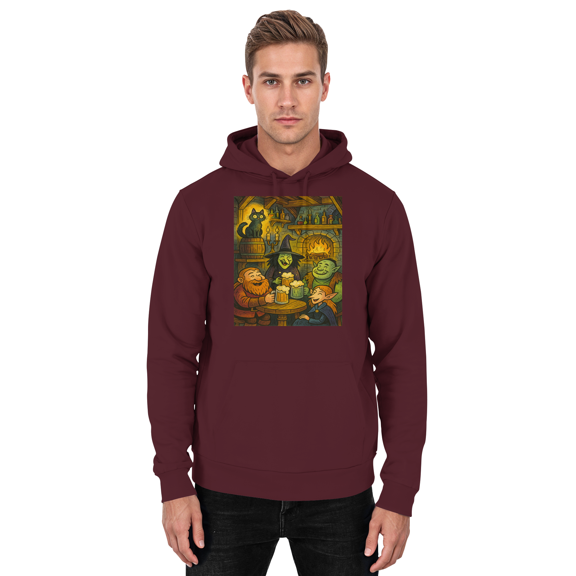 Ein Platz am Kamin - Basic Unisex Hoodie