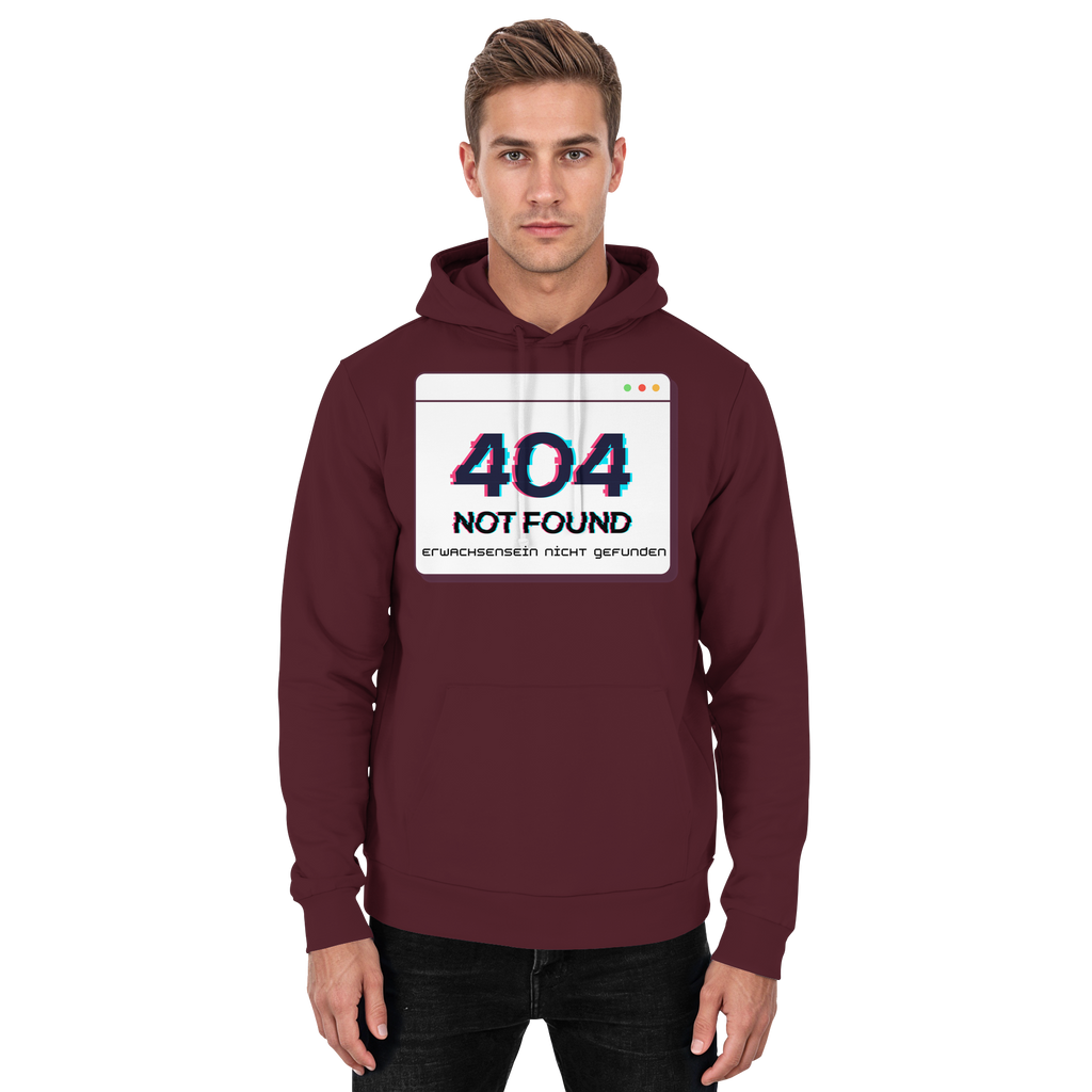 404 Not Found – Erwachsensein nicht gefunden - Basic Unisex Hoodie