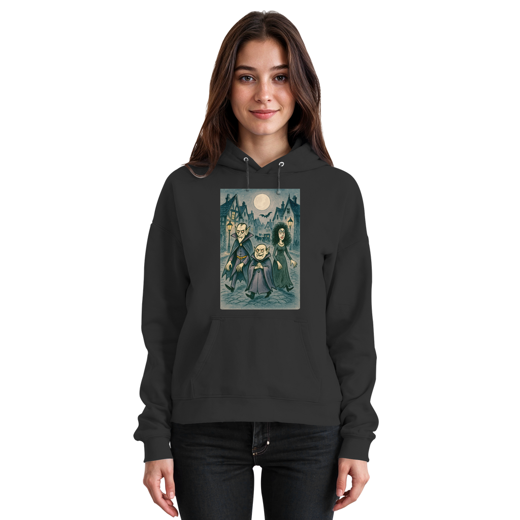 Mondschein in der Monstergasse - Basic Unisex Hoodie