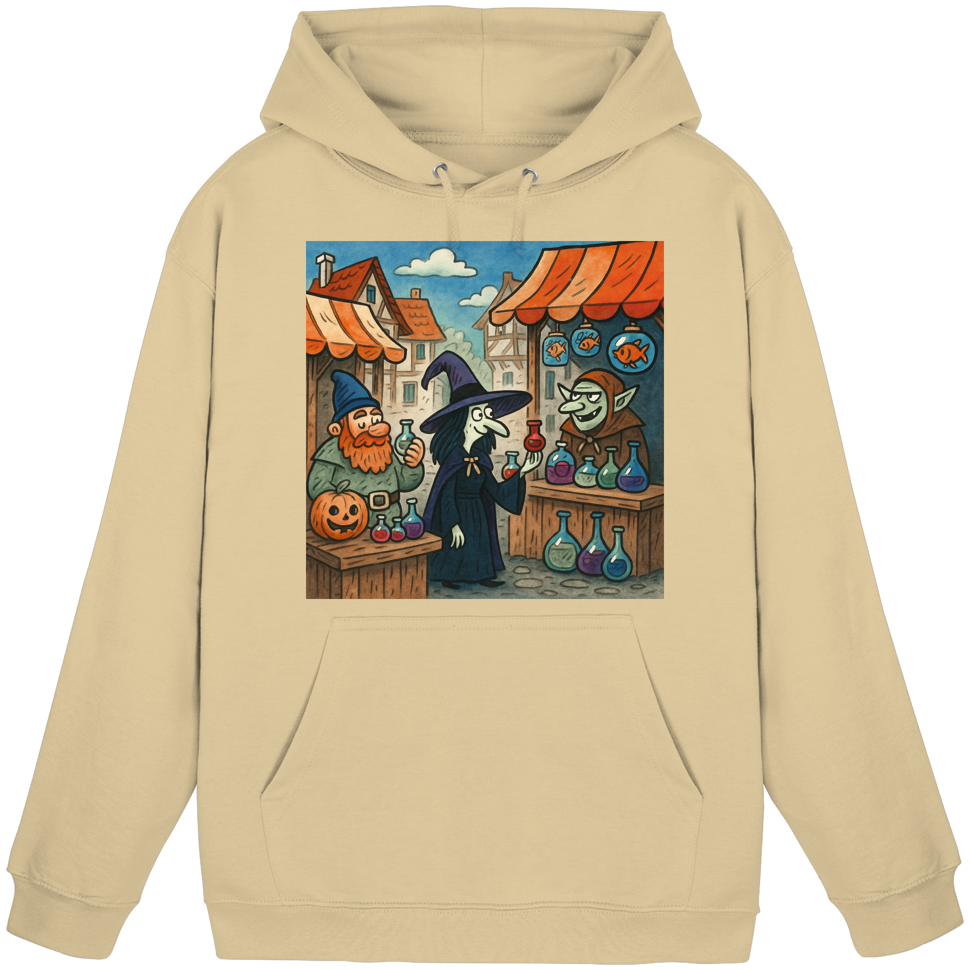 Niedlicher Hexenmarkt - Basic Unisex Hoodie