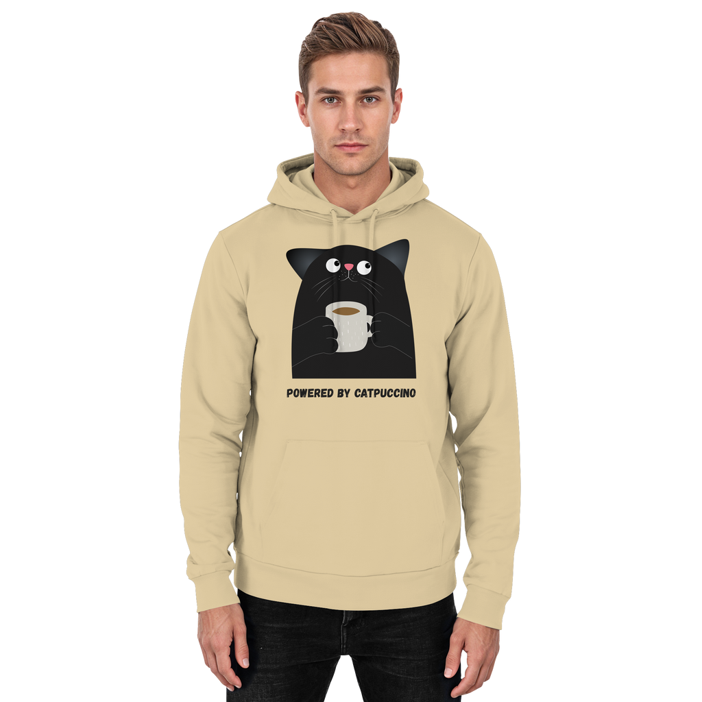 Powered by Catpuccino - Basic Unisex Hoodie