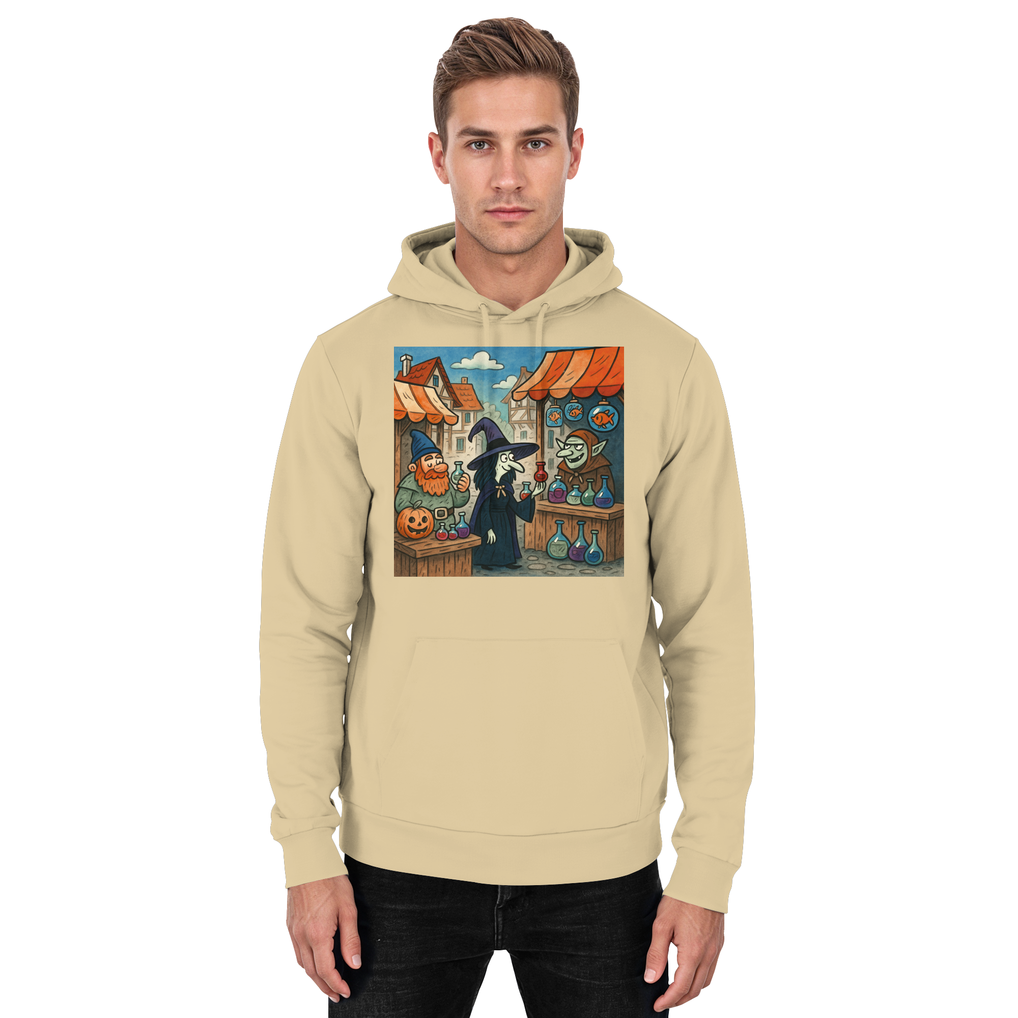 Niedlicher Hexenmarkt - Basic Unisex Hoodie