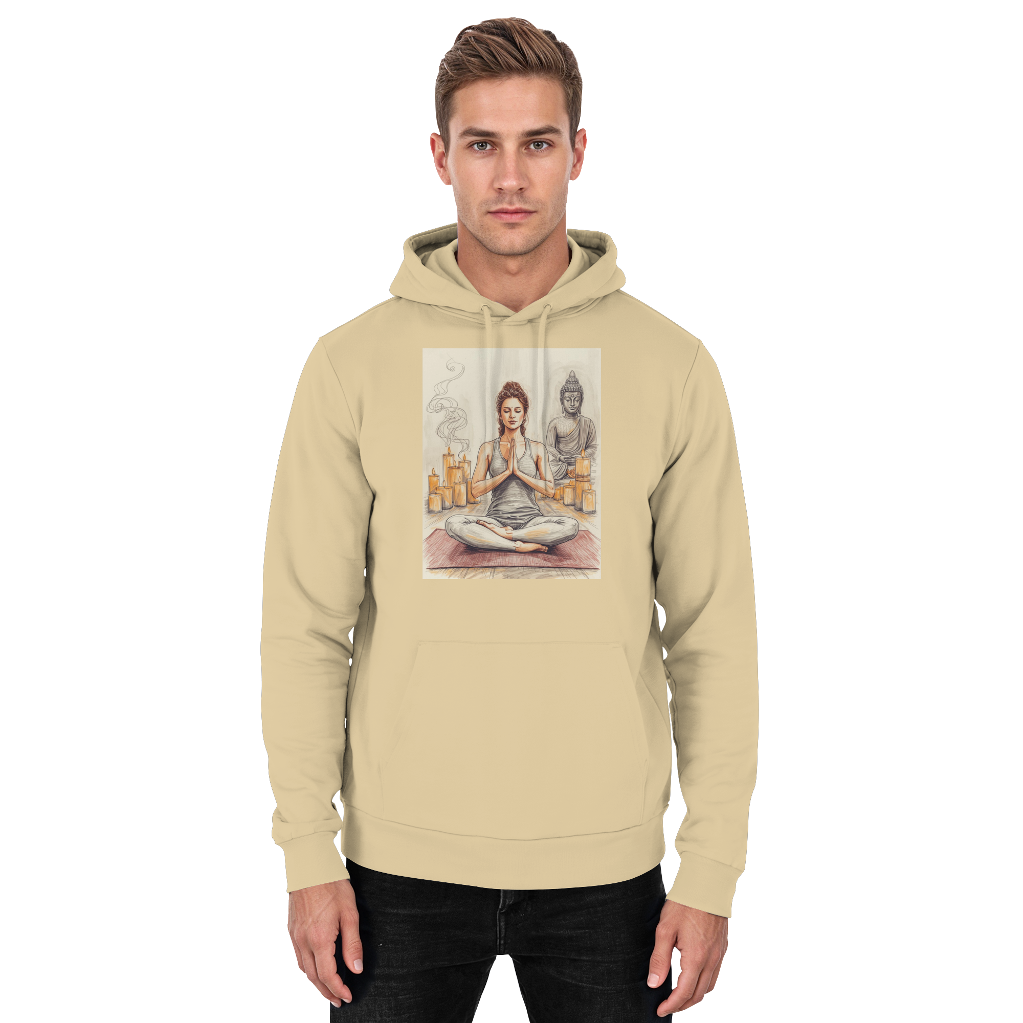 Breathe. Balance. Be. - Basic Unisex Hoodie