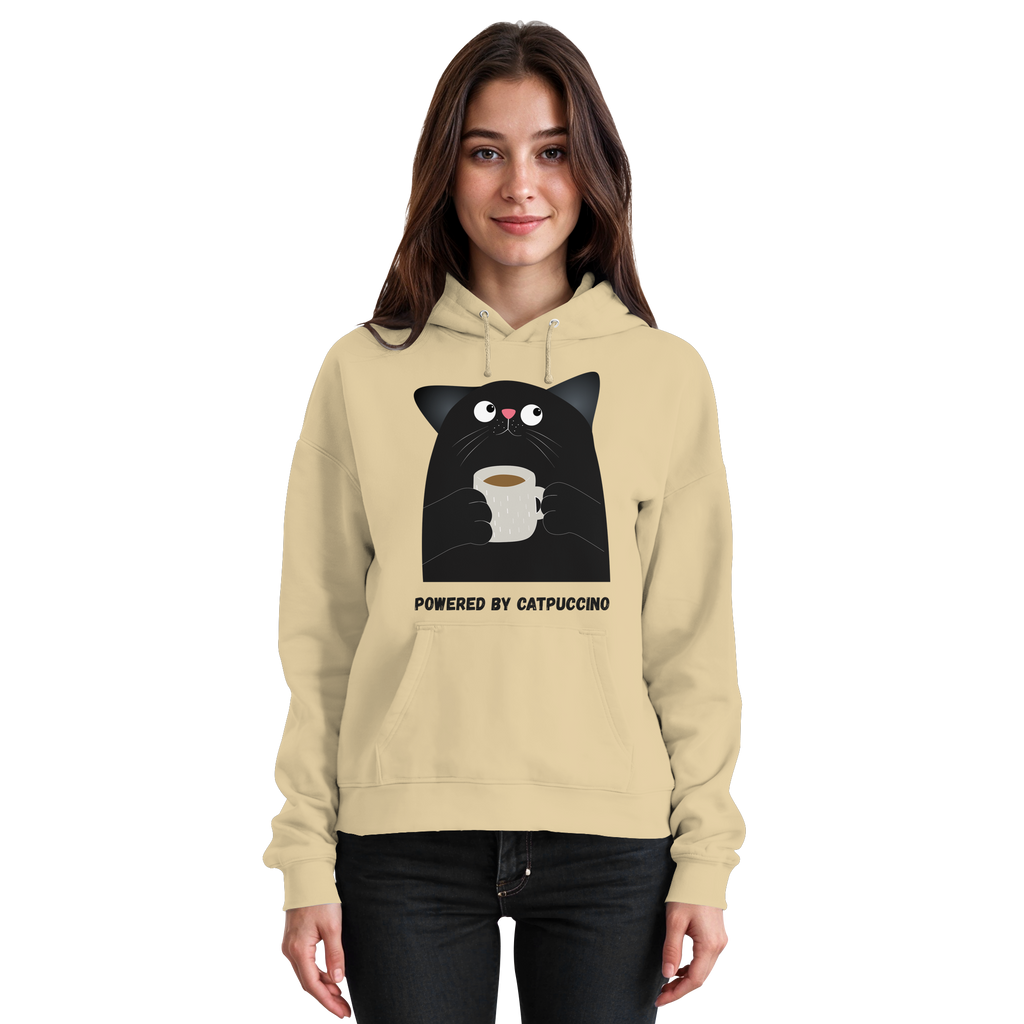 Powered by Catpuccino - Basic Unisex Hoodie