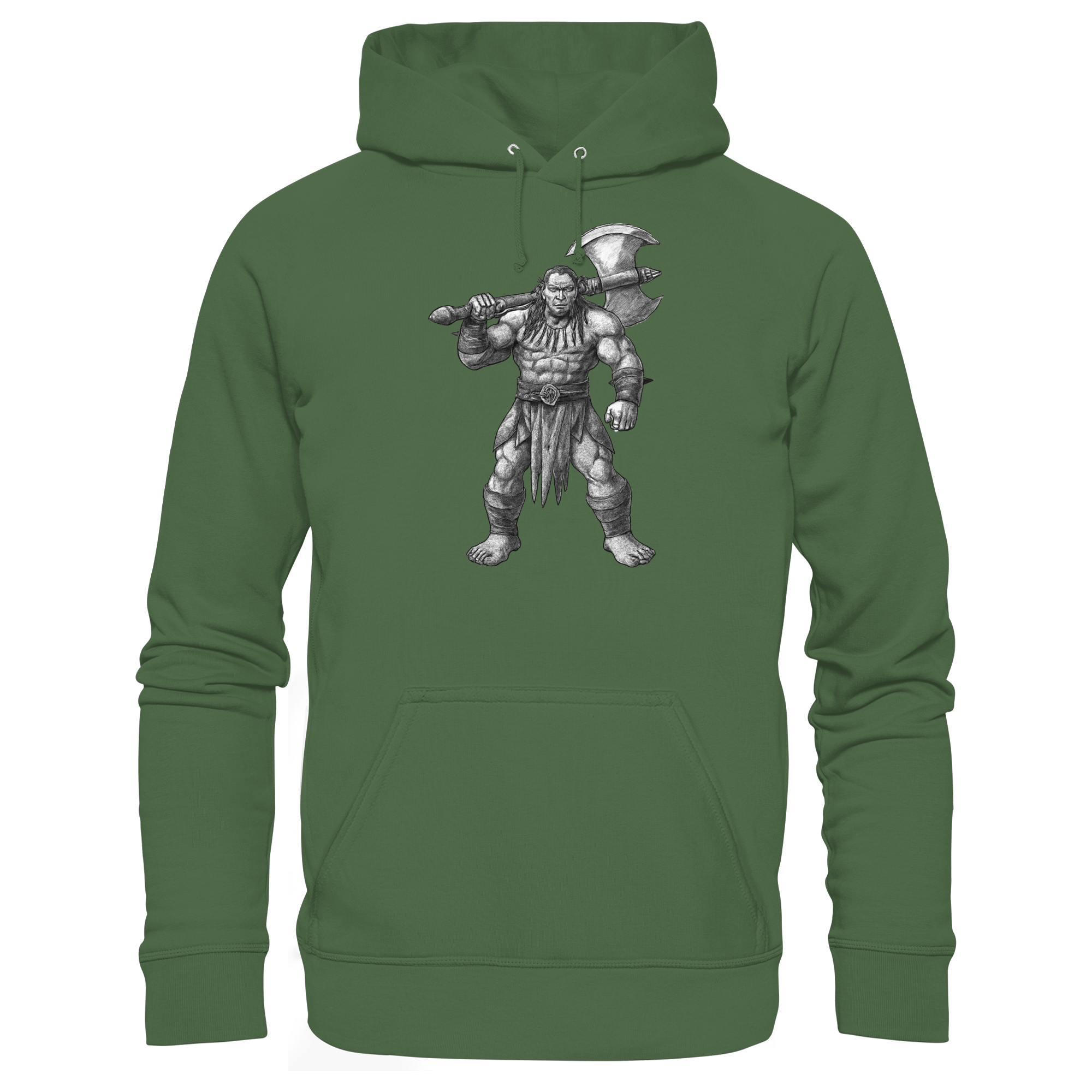 Barbarian's Resolve - Basic Unisex Hoodie