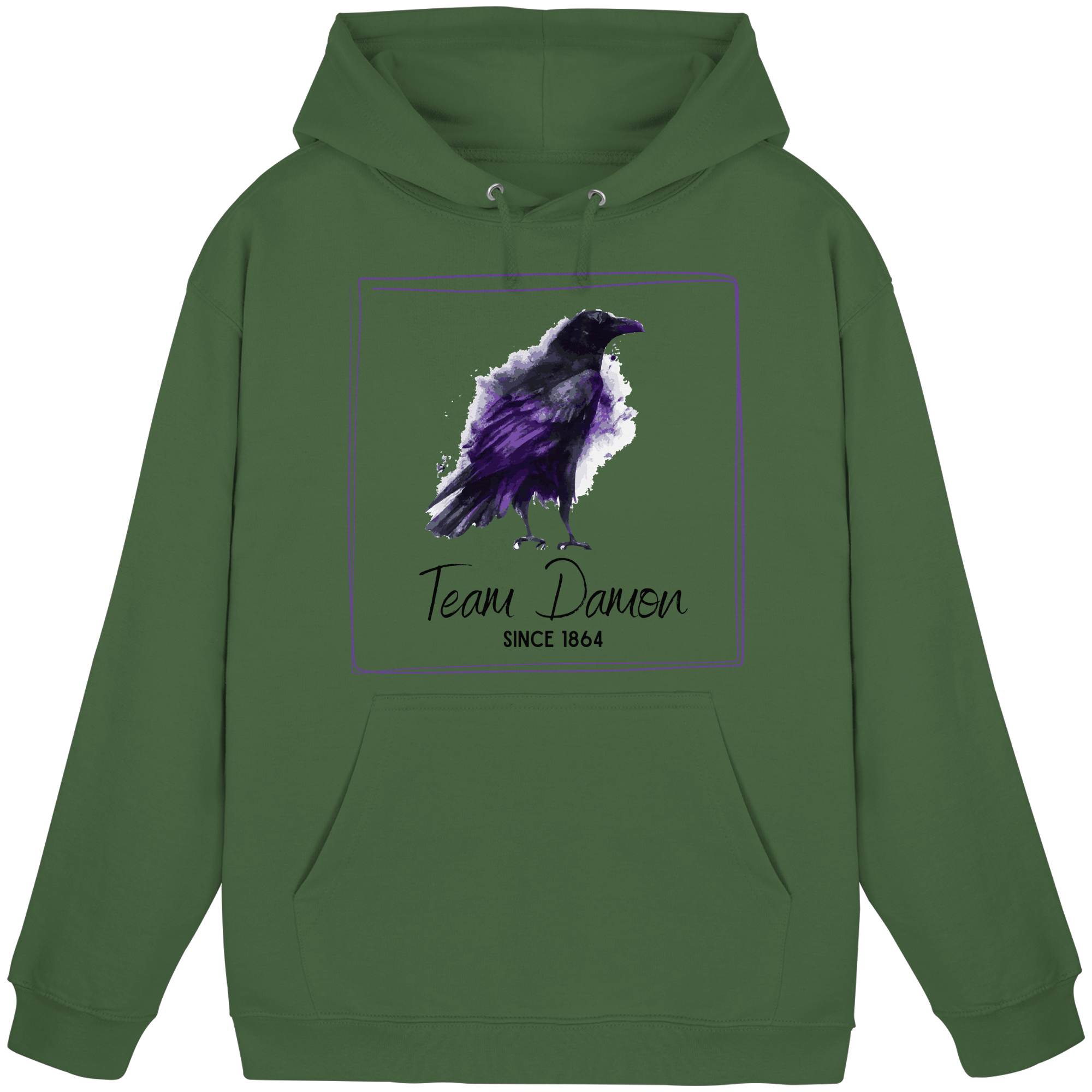 Schwarze Federn, dunkle Geheimnisse - Basic Unisex Hoodie