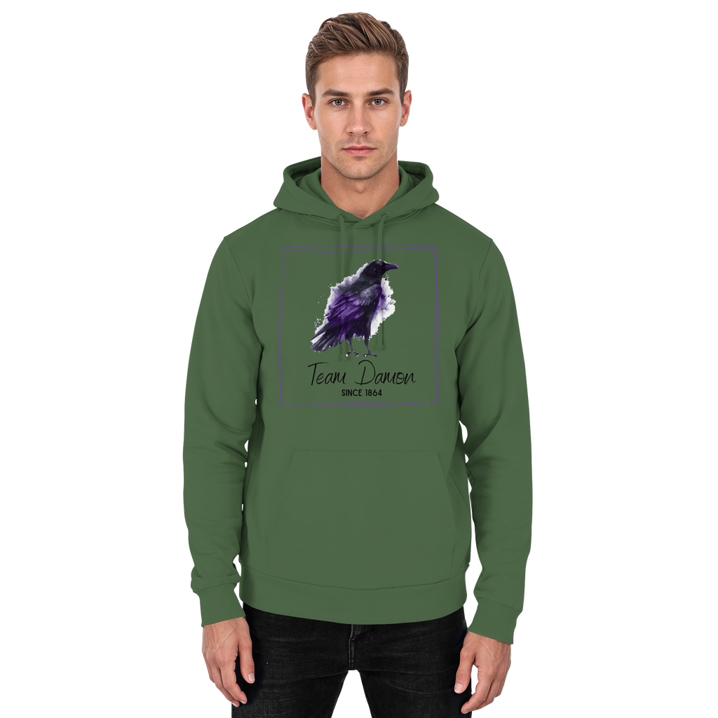 Schwarze Federn, dunkle Geheimnisse - Basic Unisex Hoodie