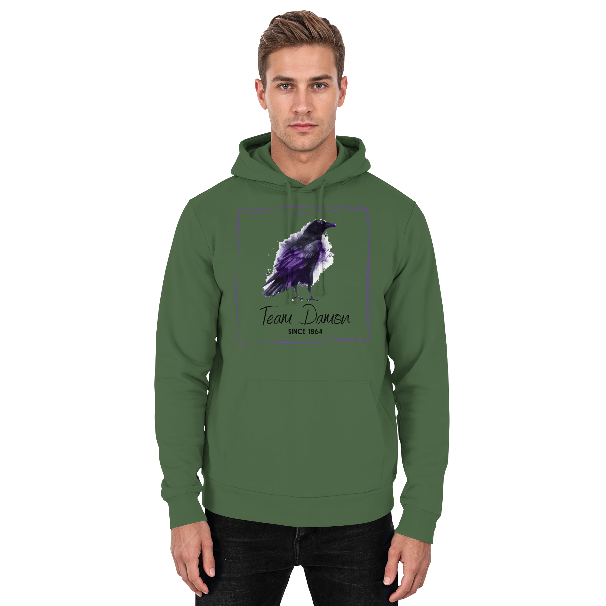Schwarze Federn, dunkle Geheimnisse - Basic Unisex Hoodie