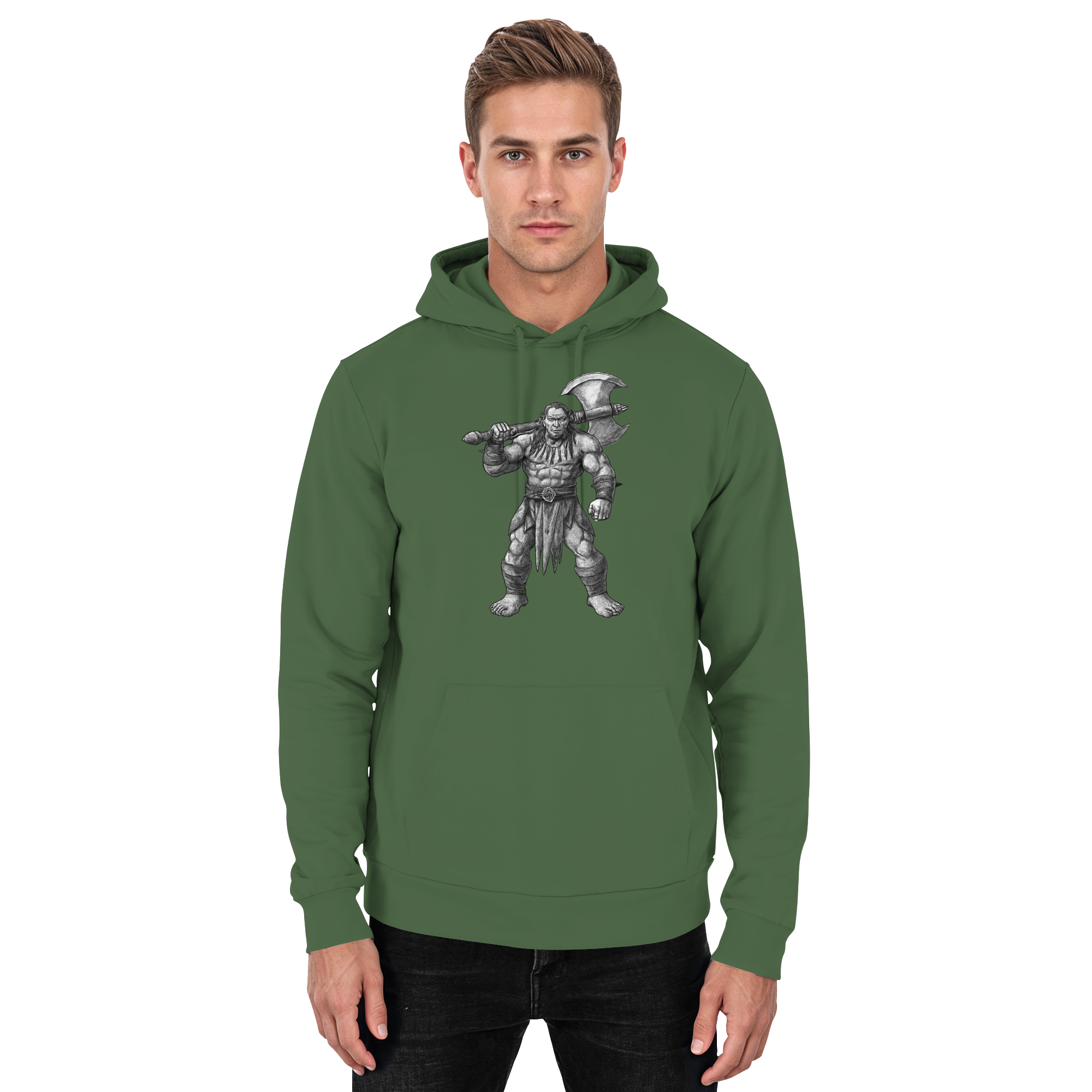 Barbarian's Resolve - Basic Unisex Hoodie