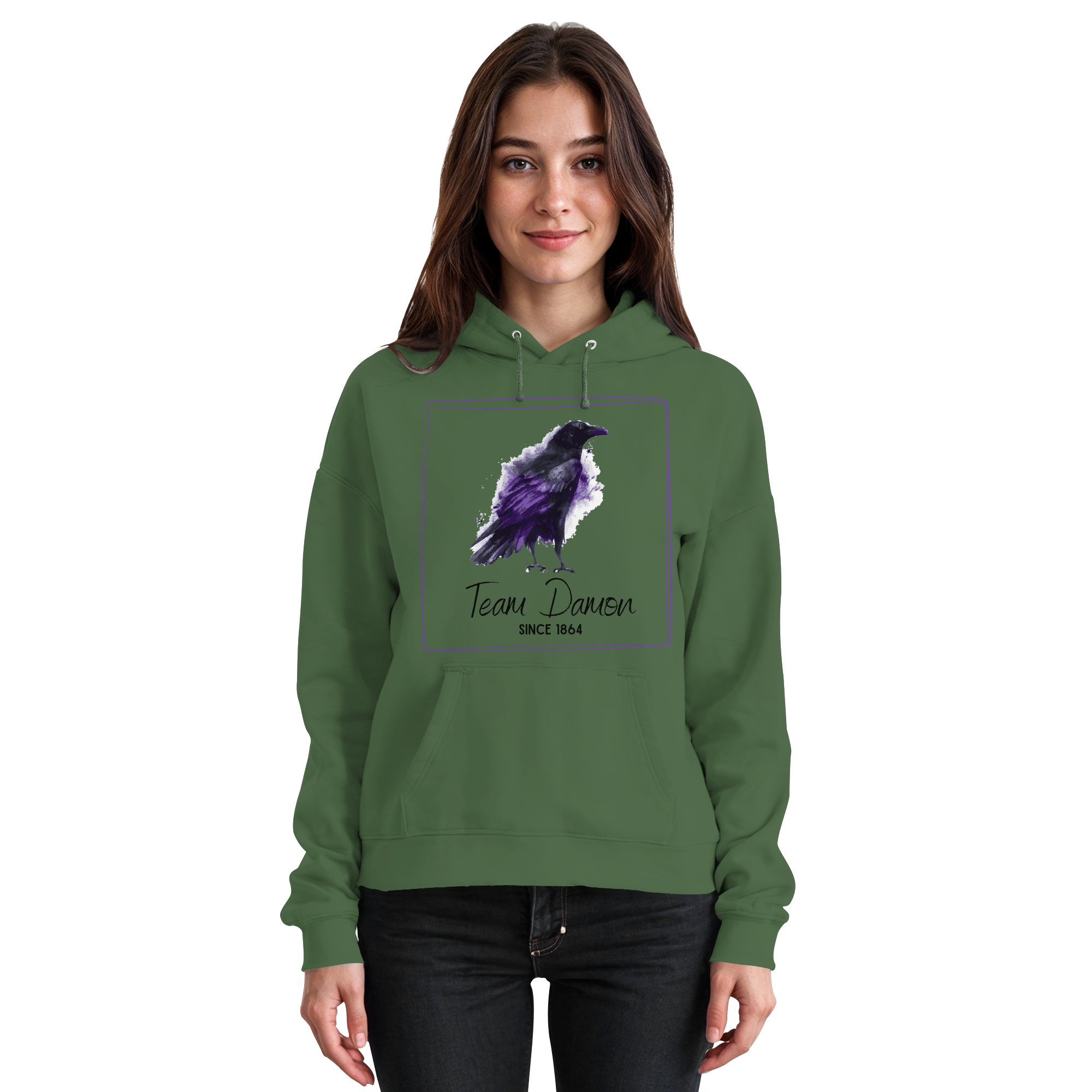Schwarze Federn, dunkle Geheimnisse - Basic Unisex Hoodie