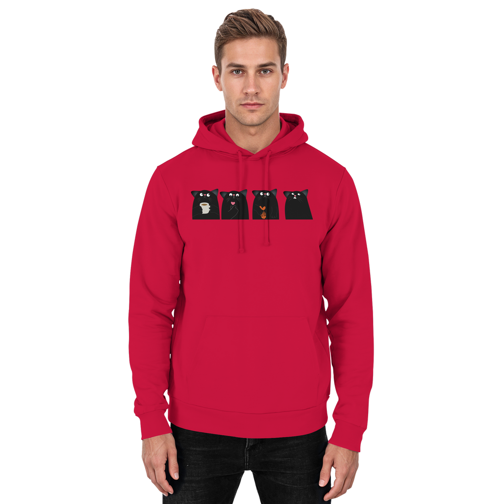 Der Rat der schwarzen Katzen - Basic Unisex Hoodie