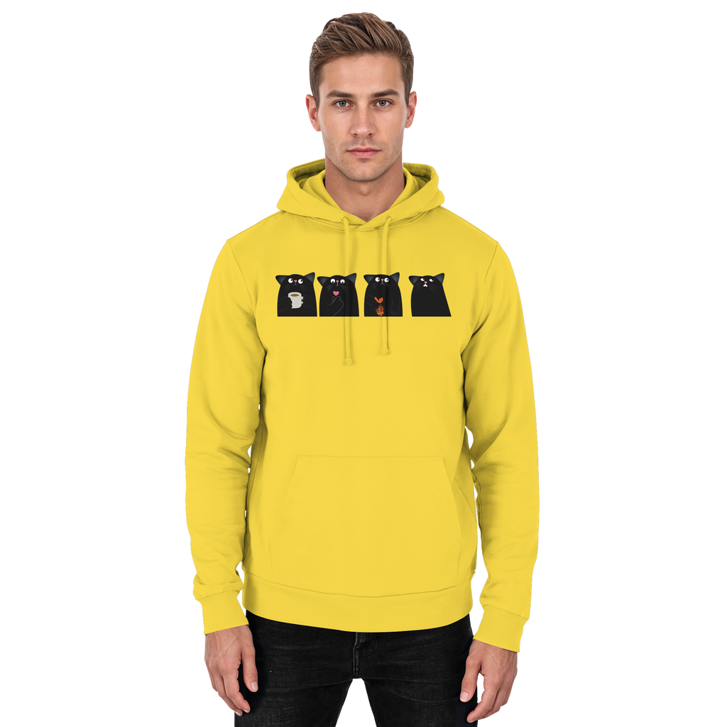 Der Rat der schwarzen Katzen - Basic Unisex Hoodie