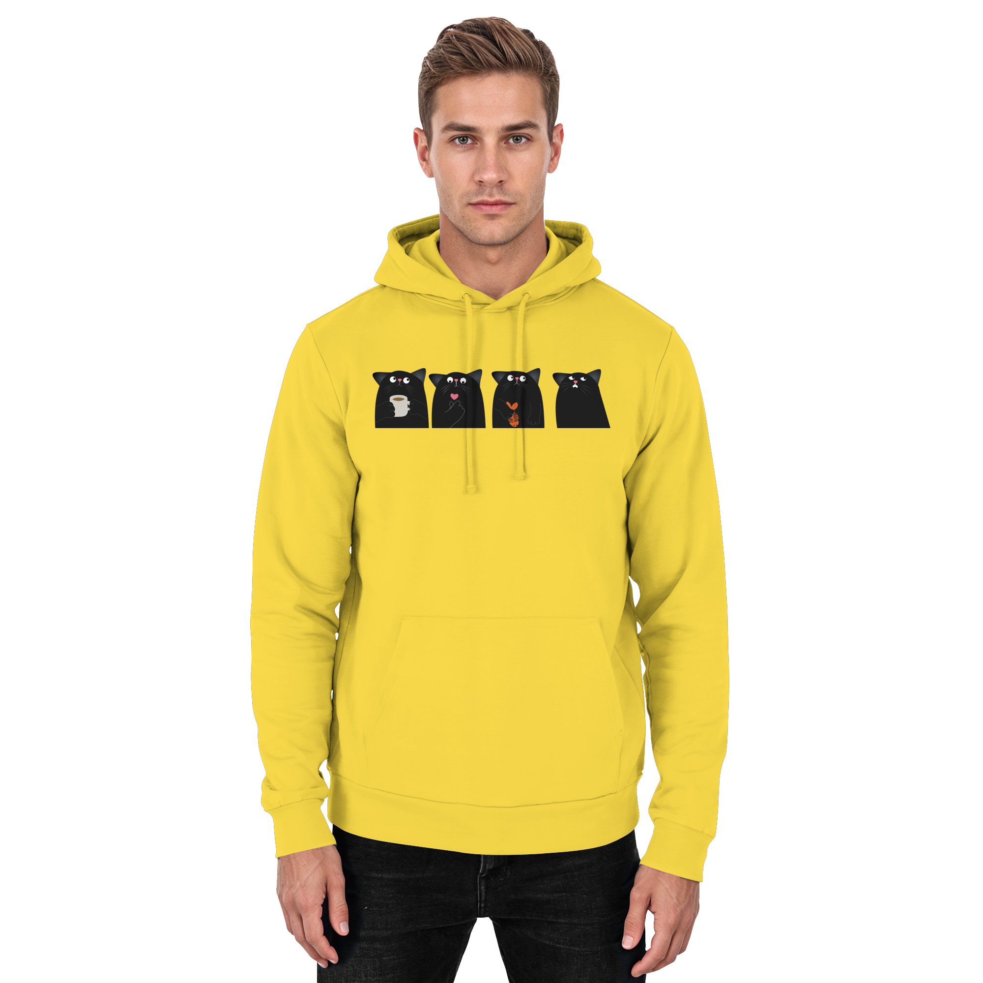 Der Rat der schwarzen Katzen - Basic Unisex Hoodie