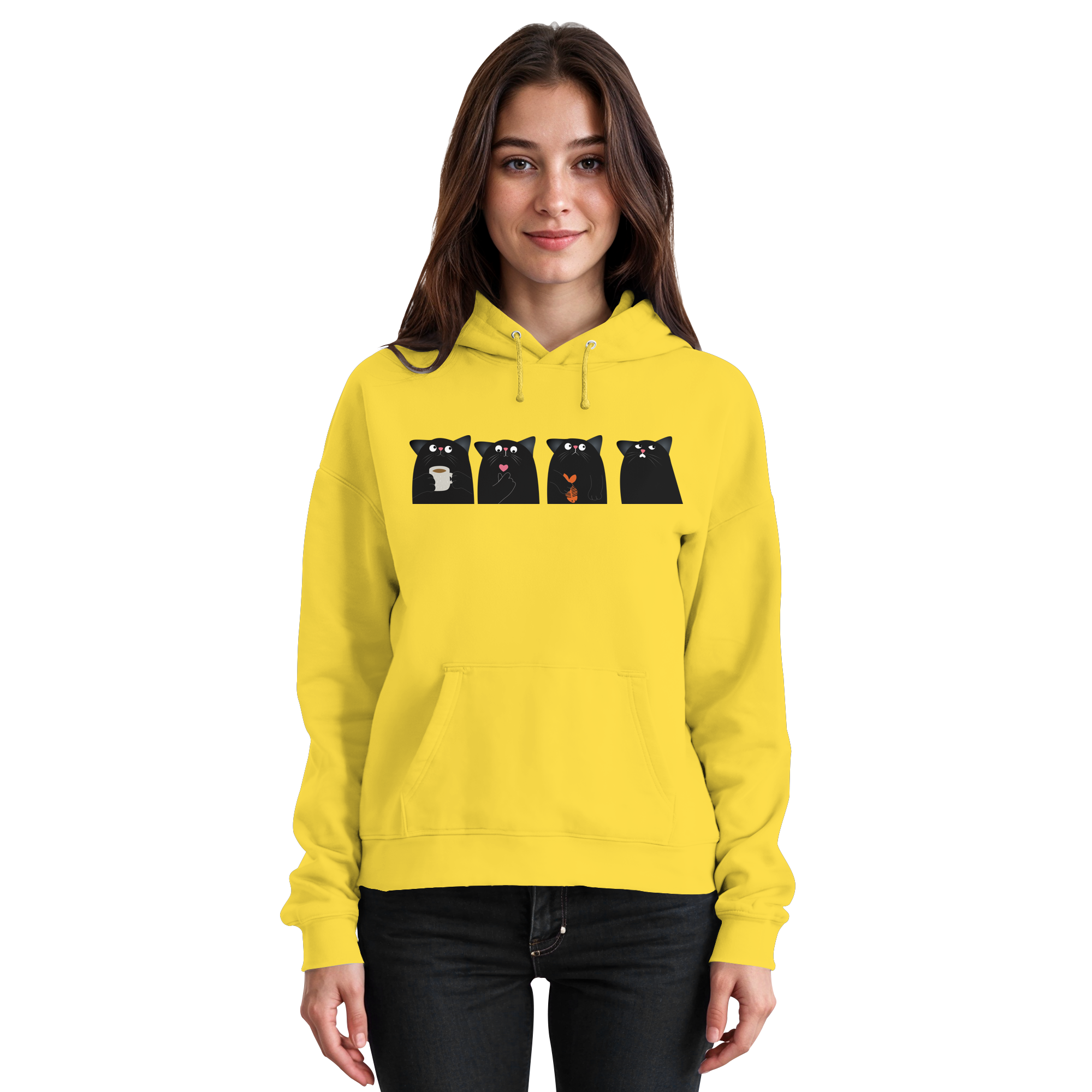 Der Rat der schwarzen Katzen - Basic Unisex Hoodie