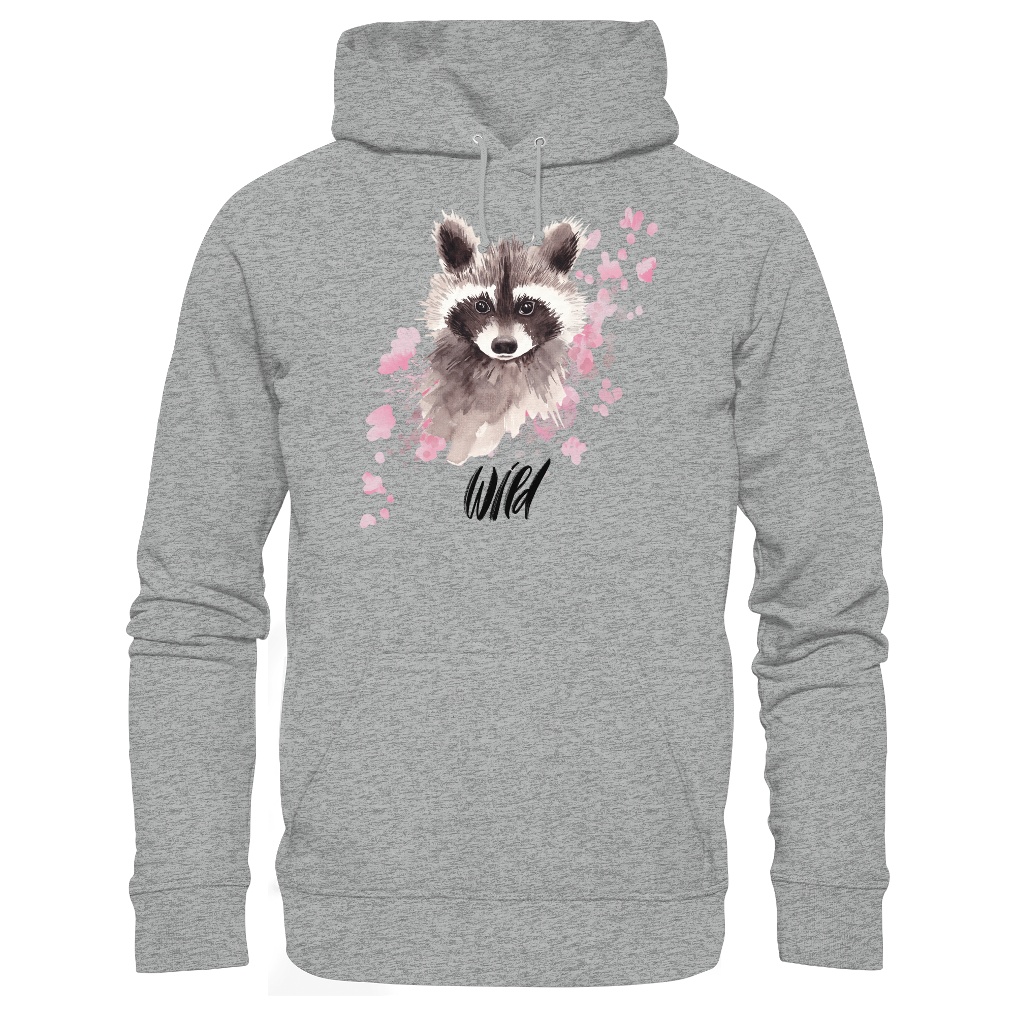 Aquarell Waschbär - Basic Unisex Hoodie