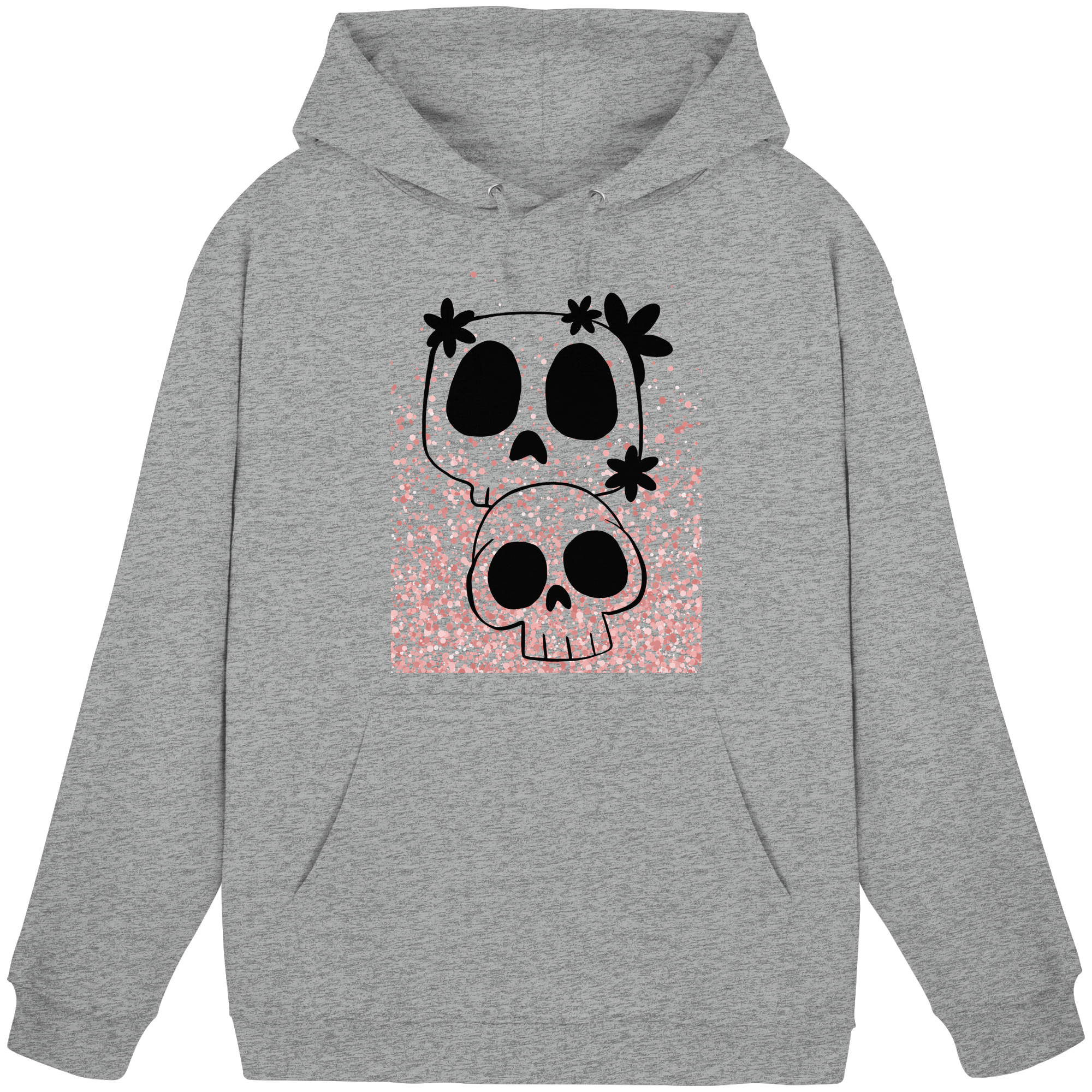 Flower Skull - Basic Unisex Hoodie