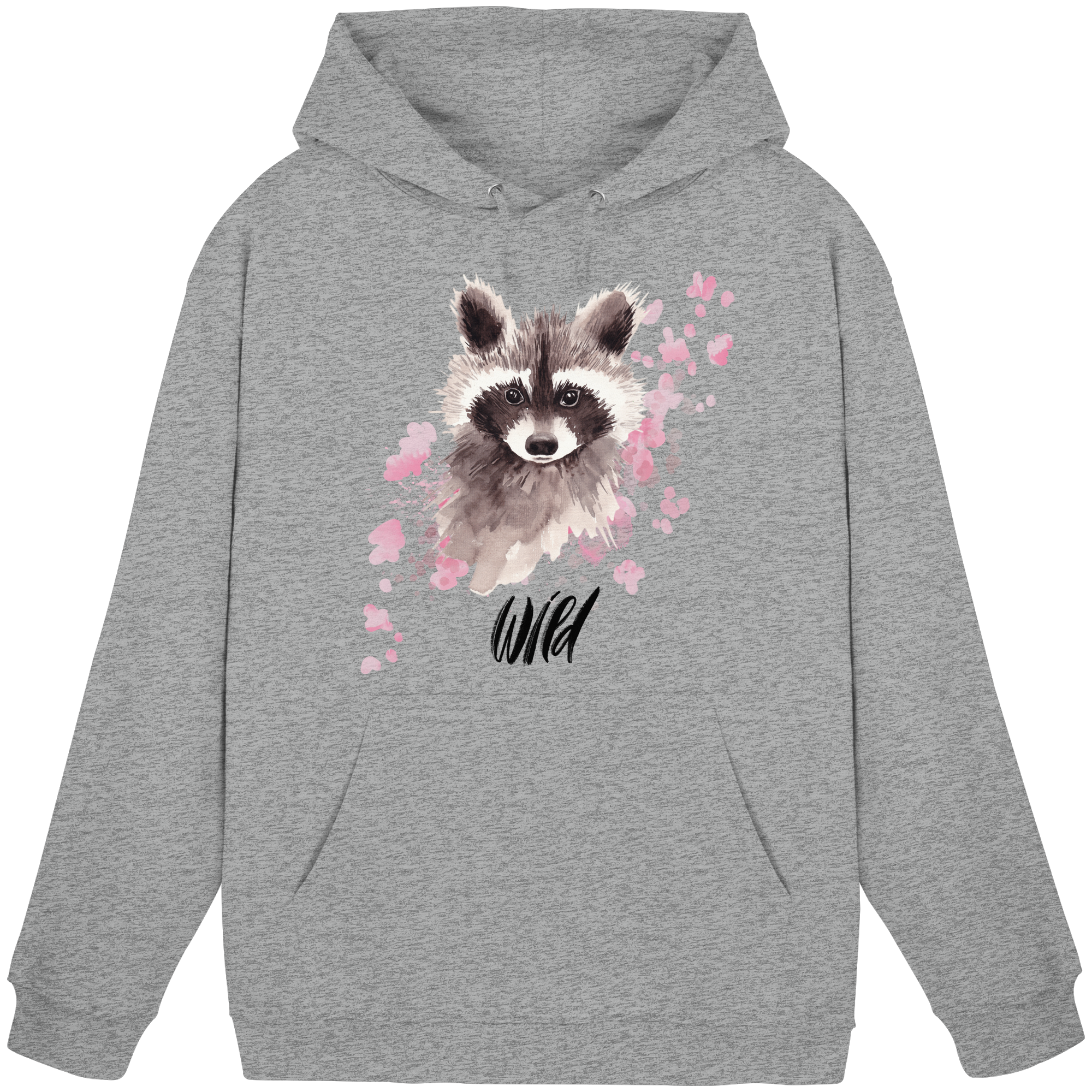 Aquarell Waschbär - Basic Unisex Hoodie