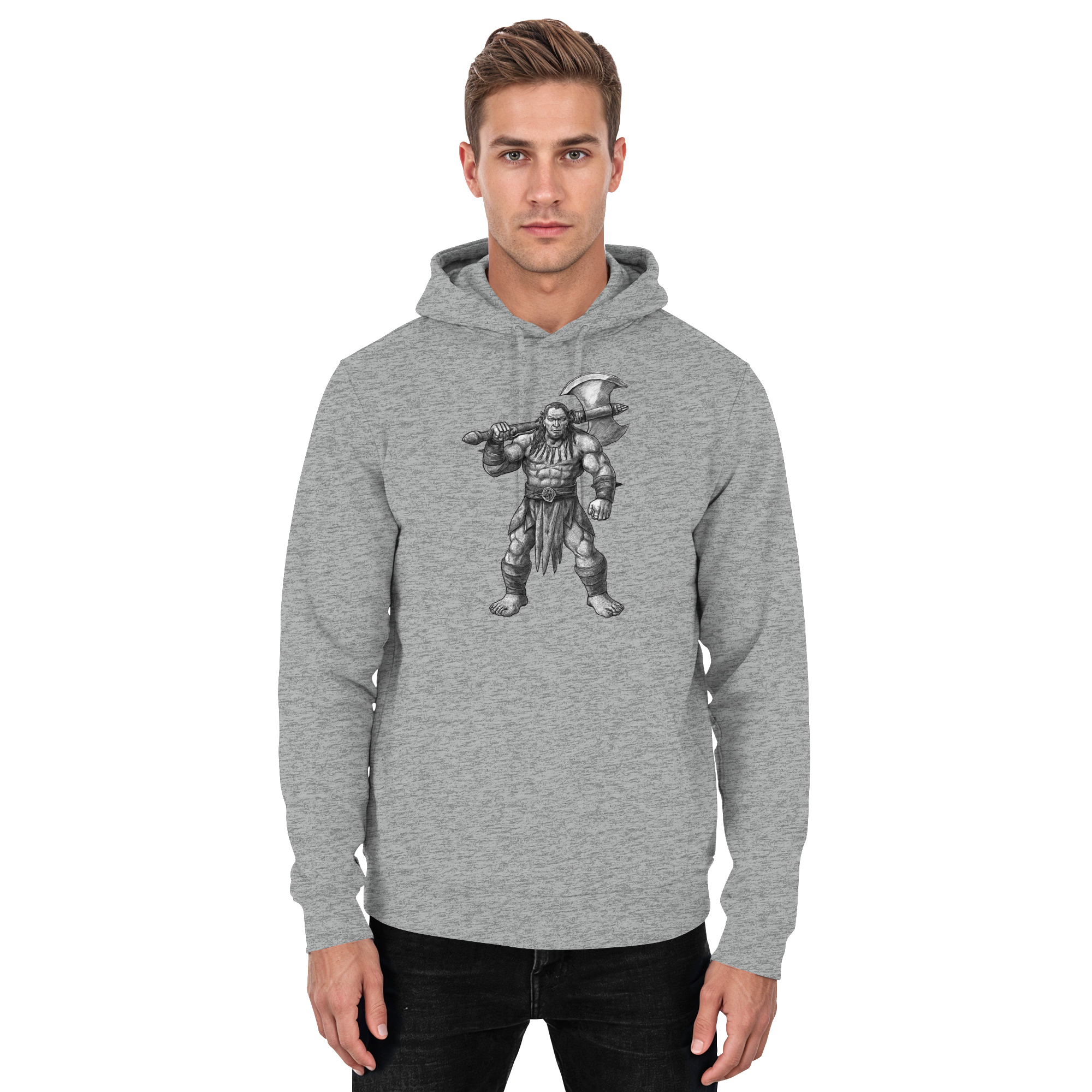 Barbarian's Resolve - Basic Unisex Hoodie