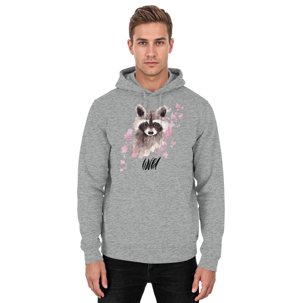 Aquarell Waschbär - Basic Unisex Hoodie