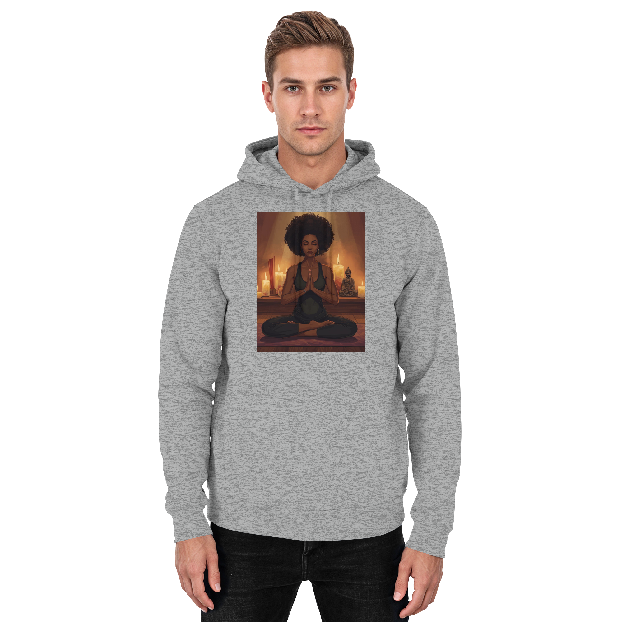 Yoga & Serenity - Basic Unisex Hoodie
