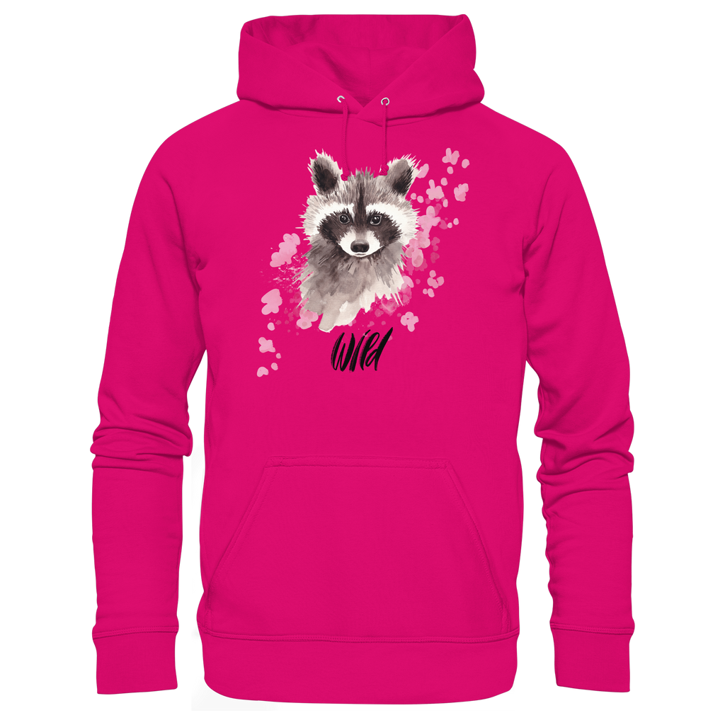 Aquarell Waschbär - Basic Unisex Hoodie