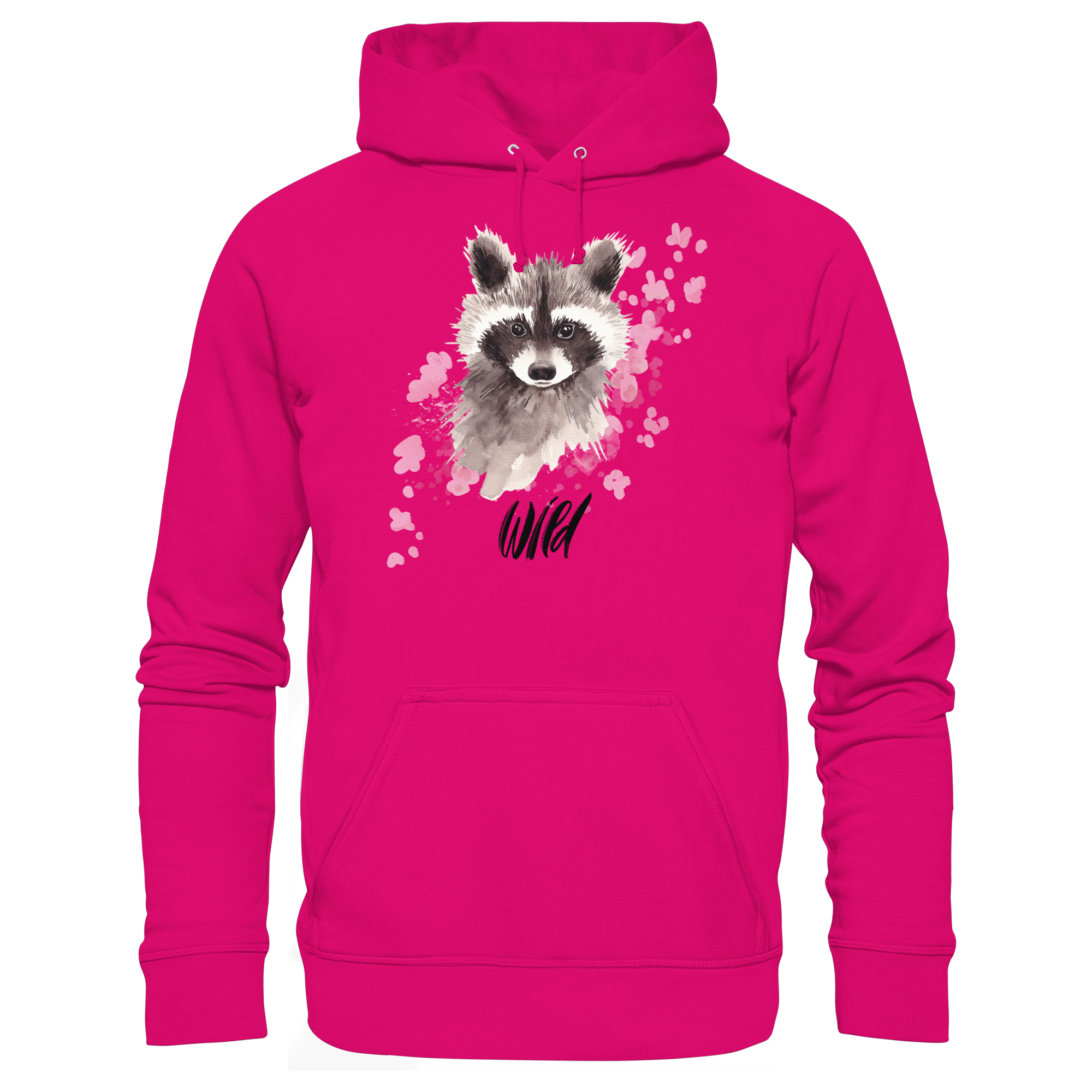 Aquarell Waschbär - Basic Unisex Hoodie