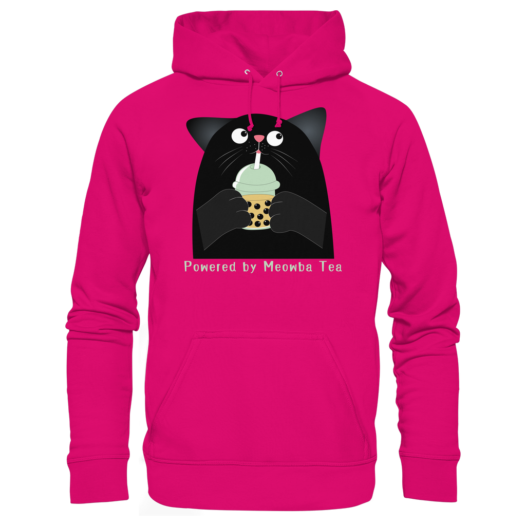 Powered by Meowba Tea - Basic Unisex Hoodie