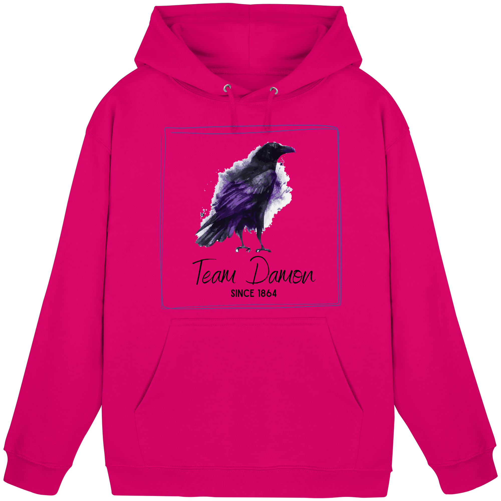 Schwarze Federn, dunkle Geheimnisse - Basic Unisex Hoodie