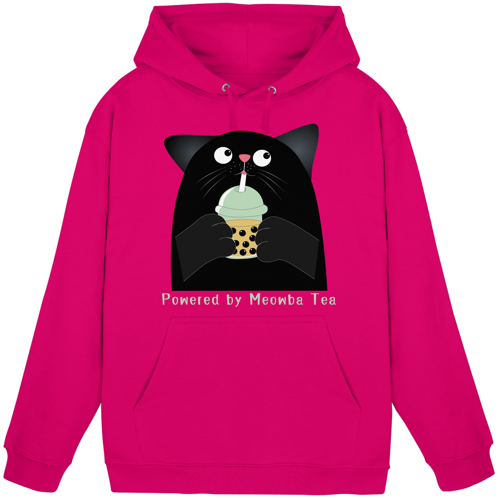 Powered by Meowba Tea - Basic Unisex Hoodie