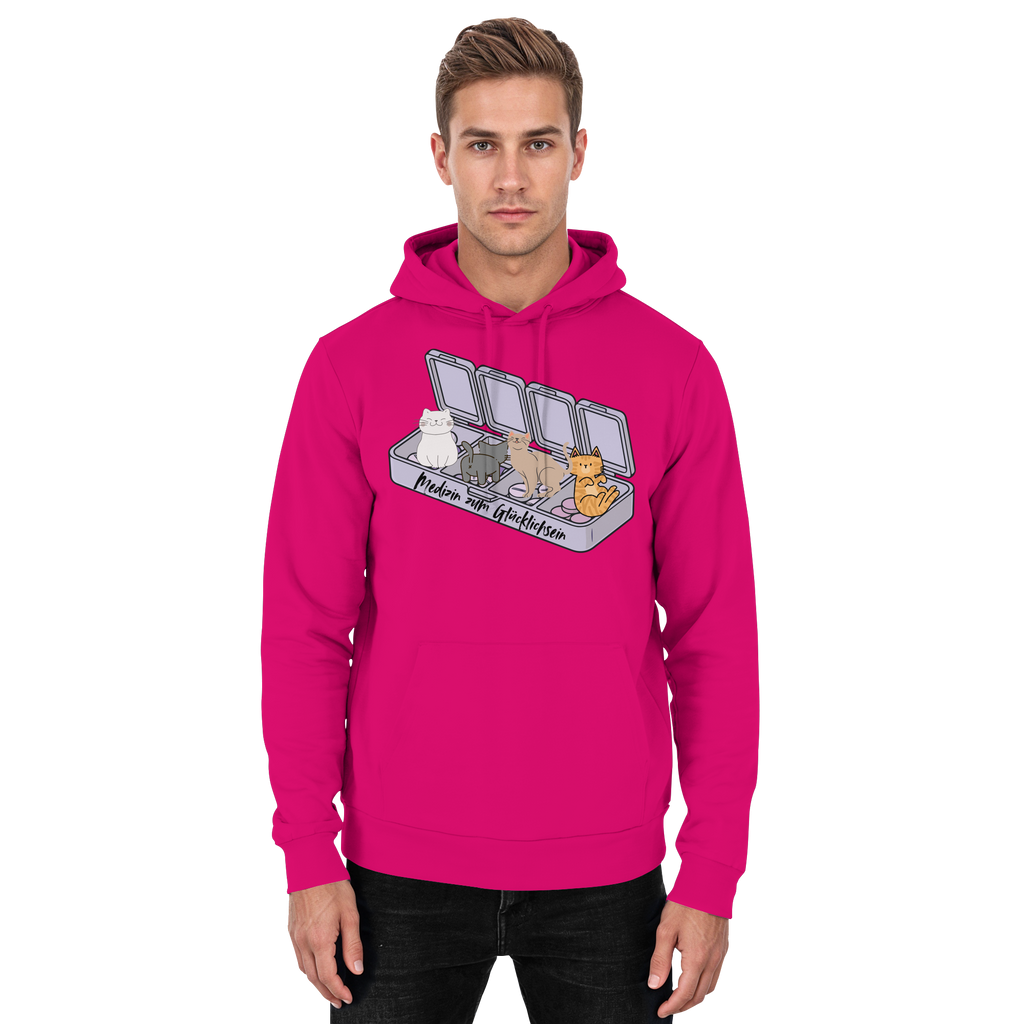 Medizin zum Glücklichsein - Basic Unisex Hoodie
