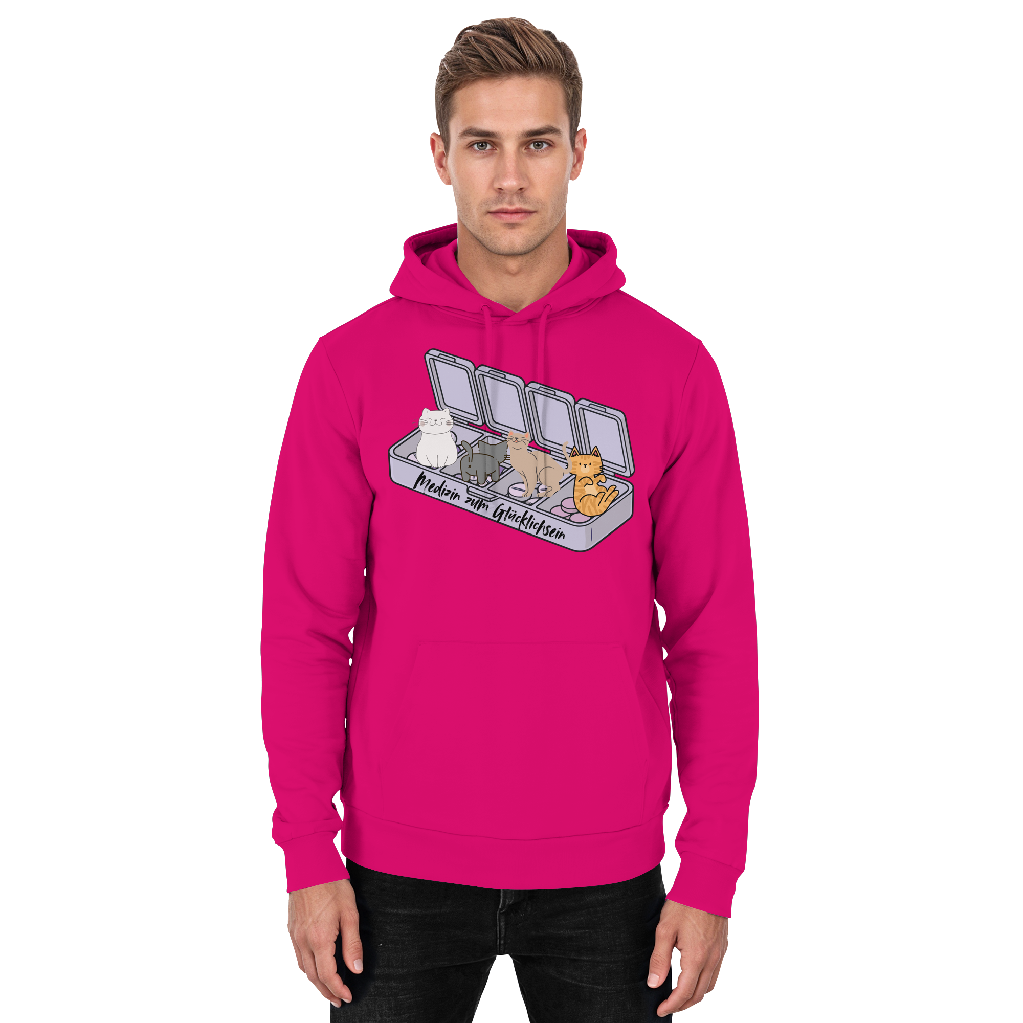 Medizin zum Glücklichsein - Basic Unisex Hoodie