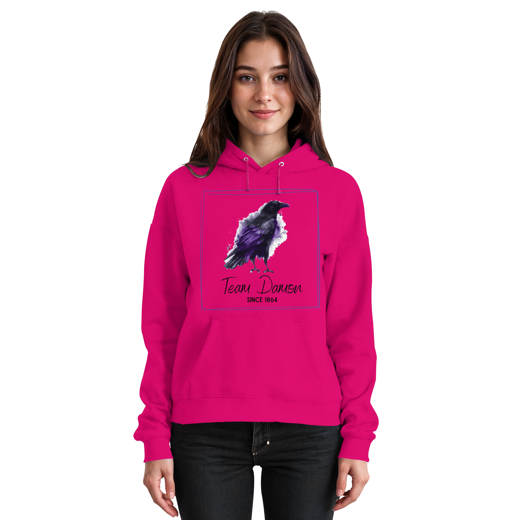 Schwarze Federn, dunkle Geheimnisse - Basic Unisex Hoodie