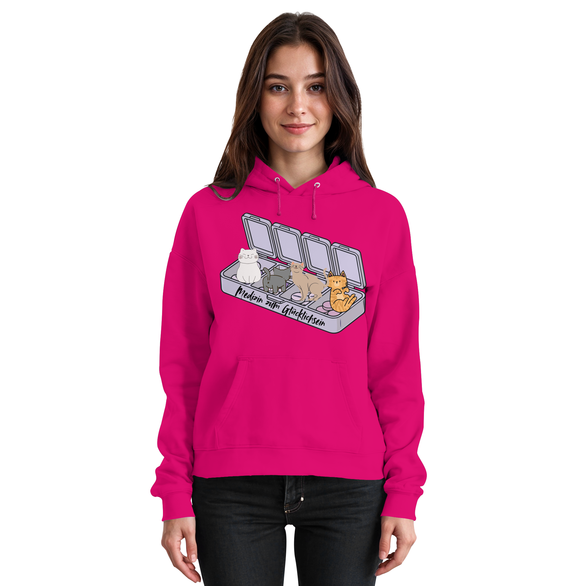 Medizin zum Glücklichsein - Basic Unisex Hoodie
